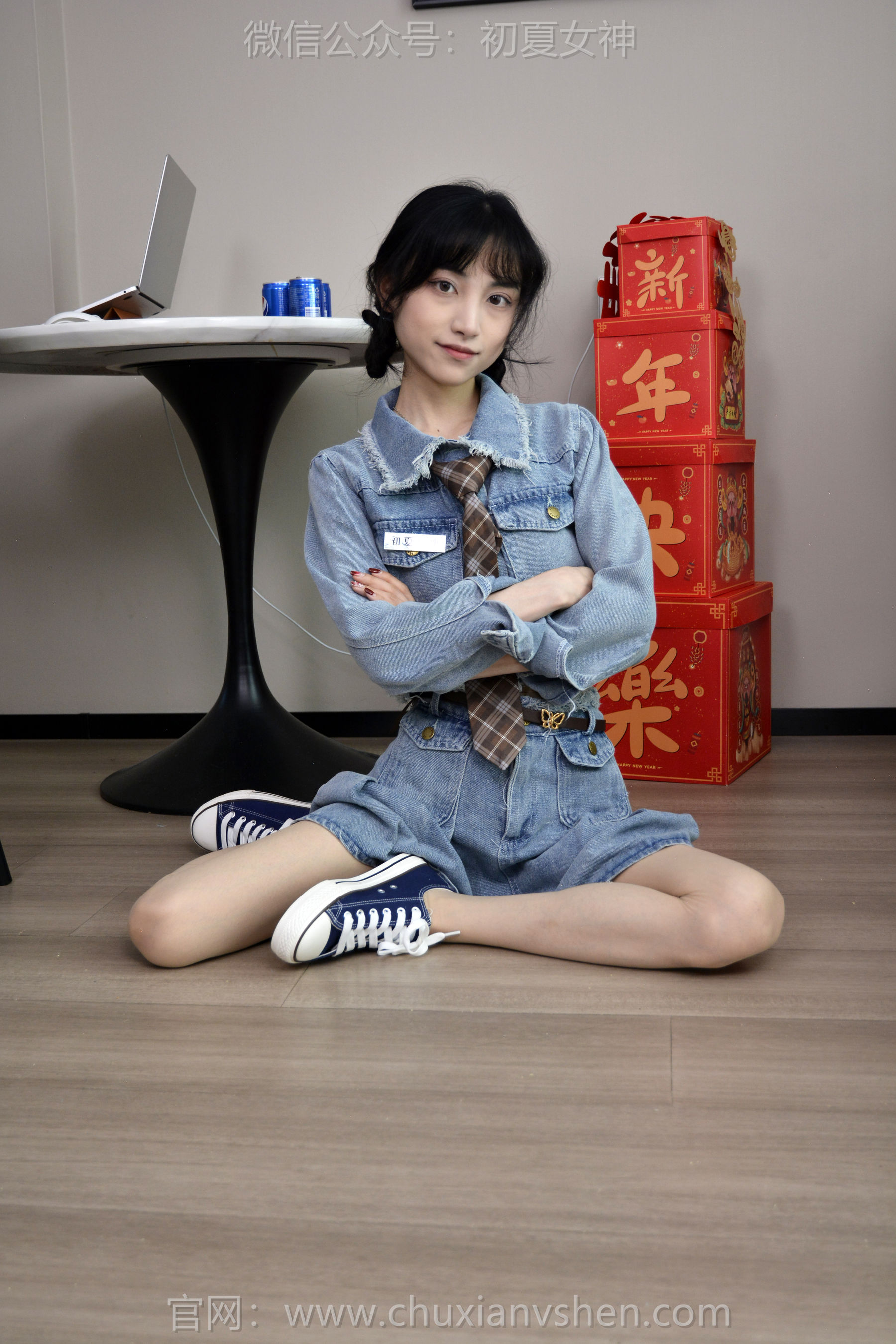 初夏女神 No.247 柒柒 浪漫牛仔/(140P)