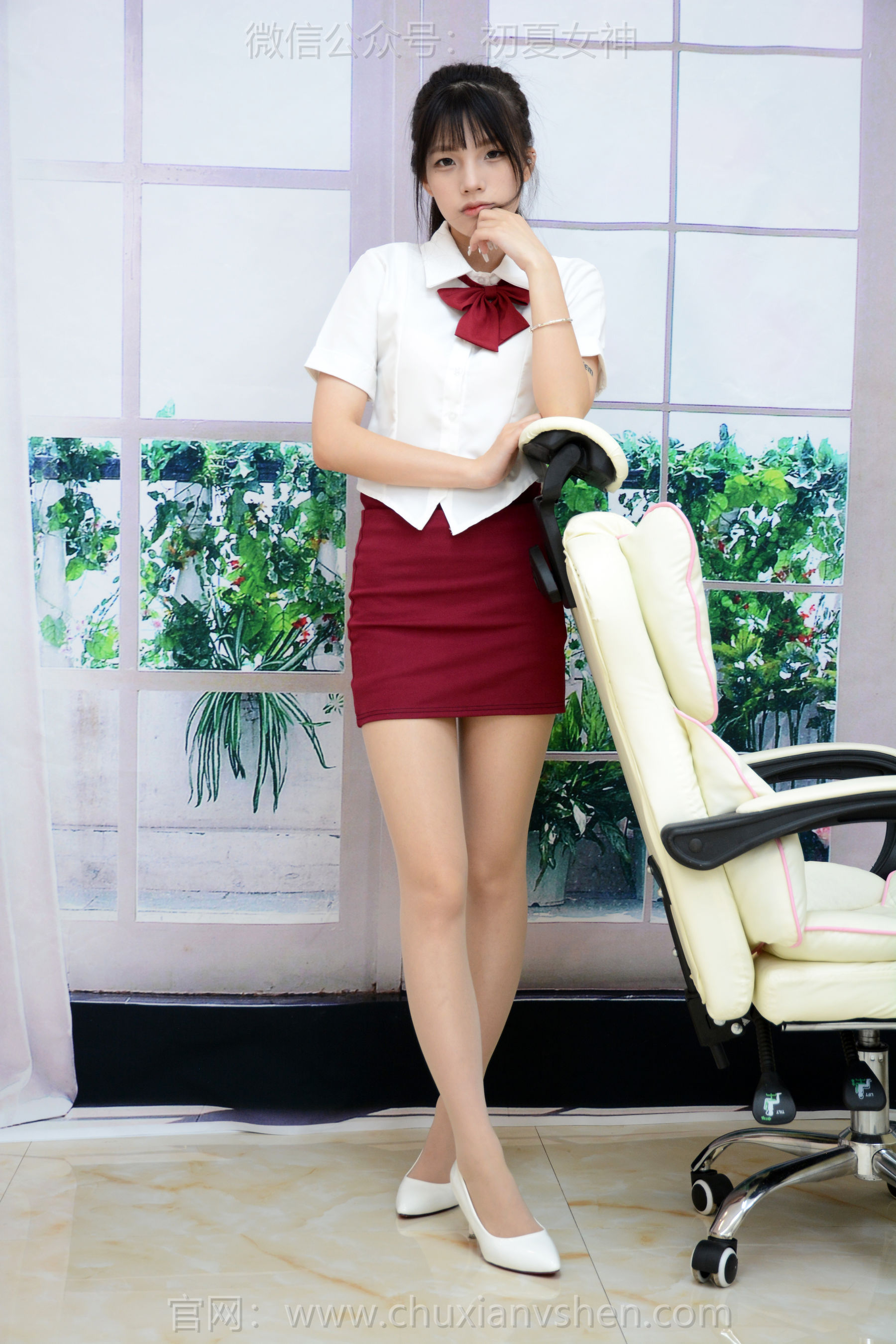 初夏女神 No.251 番茄 学院小御/(100P)