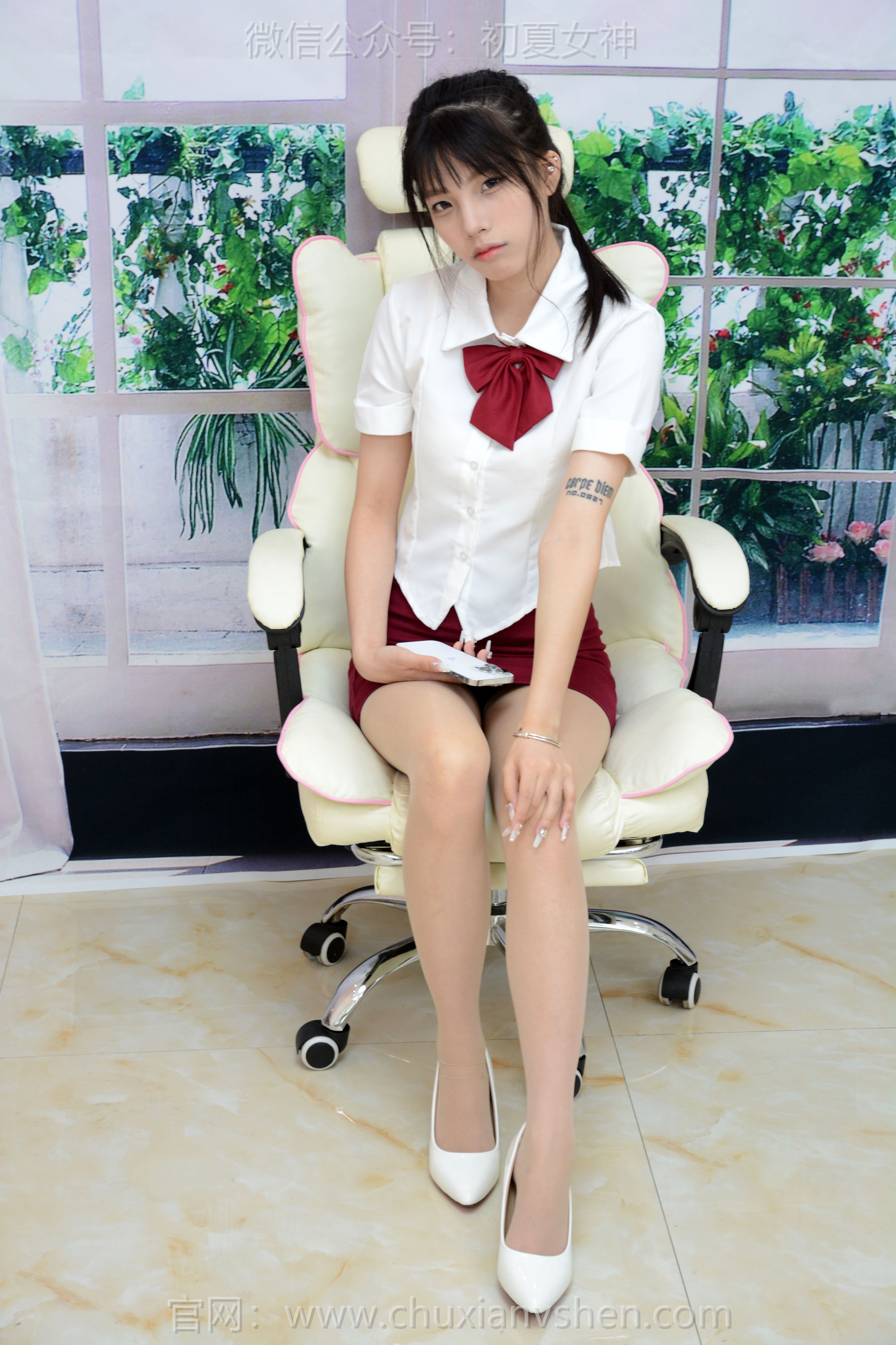 初夏女神 No.251 番茄 学院小御/(100P)