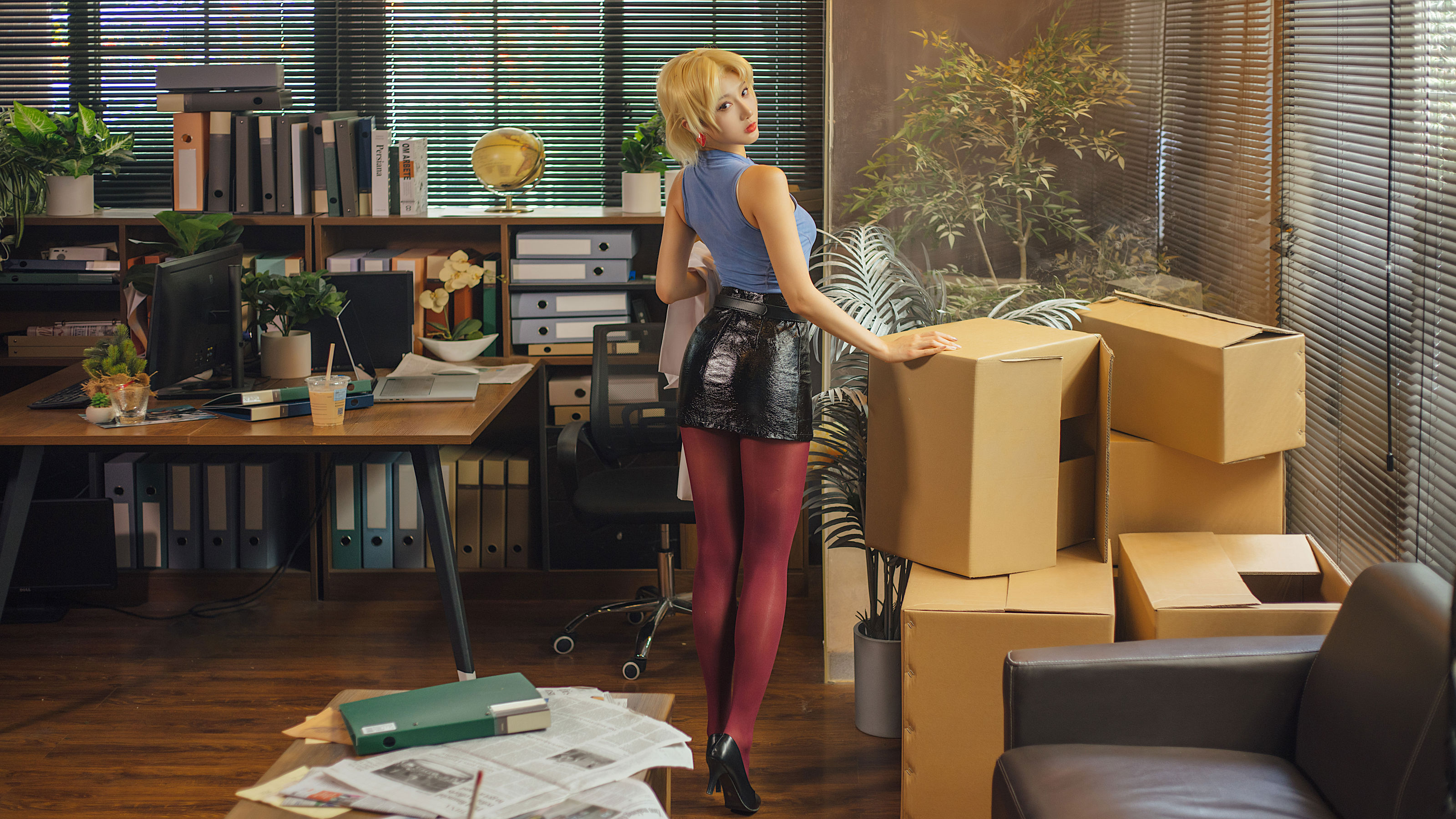 动漫博主如月灰 - 赤木律子/(32P)