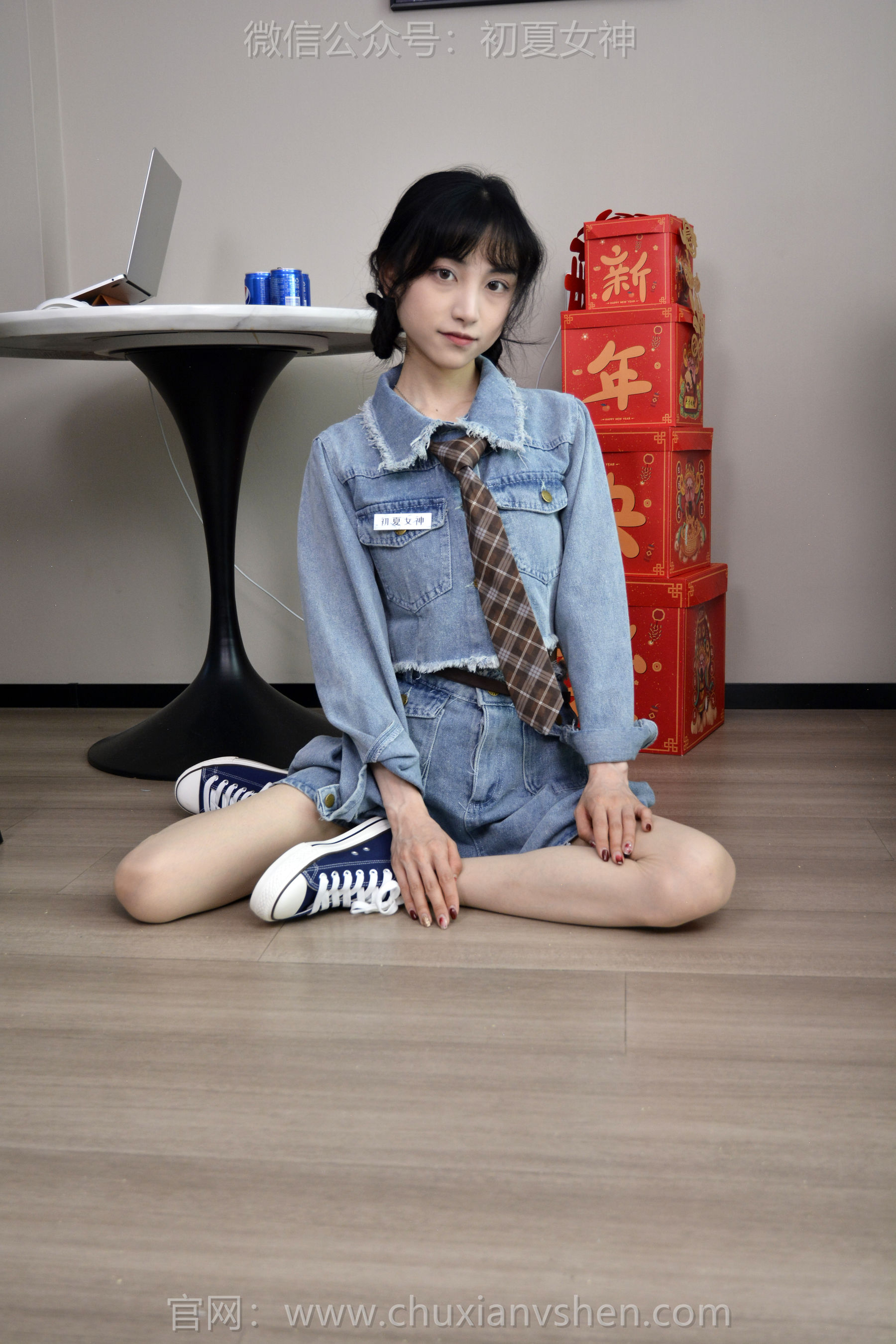 初夏女神 No.247 柒柒 浪漫牛仔/(140P)