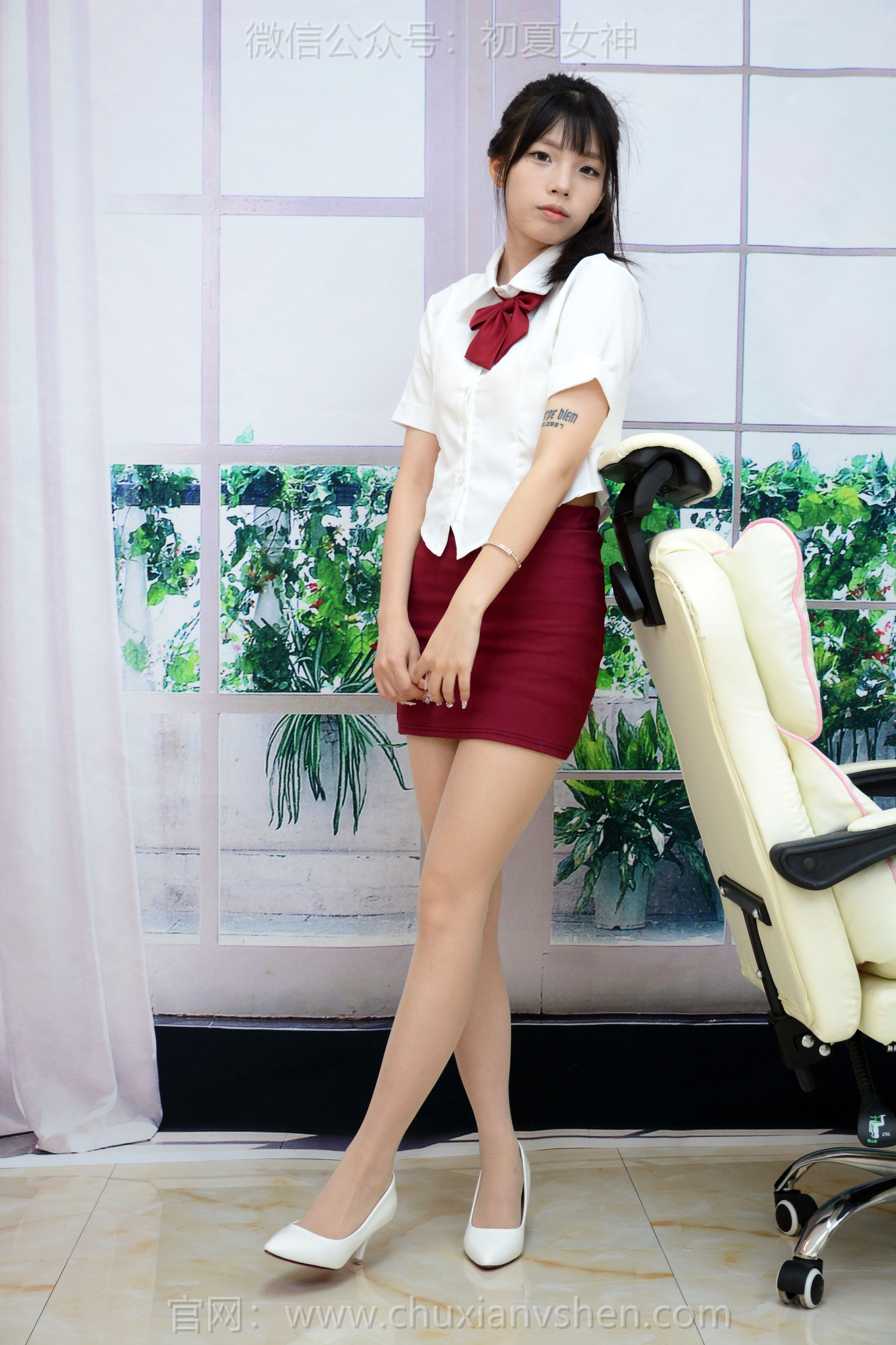 初夏女神 No.251 番茄 学院小御/(100P)