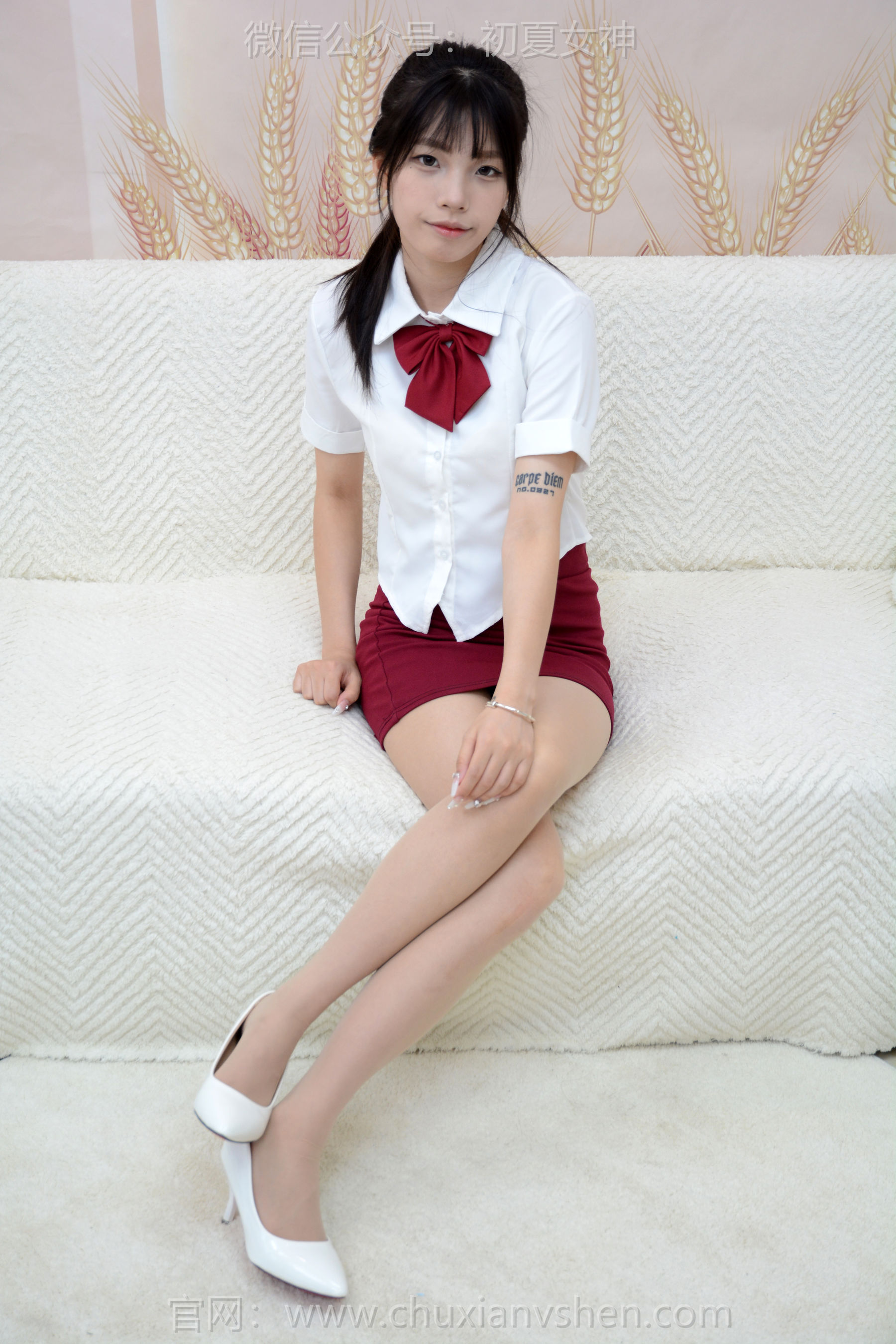 初夏女神 No.251 番茄 学院小御/(100P)