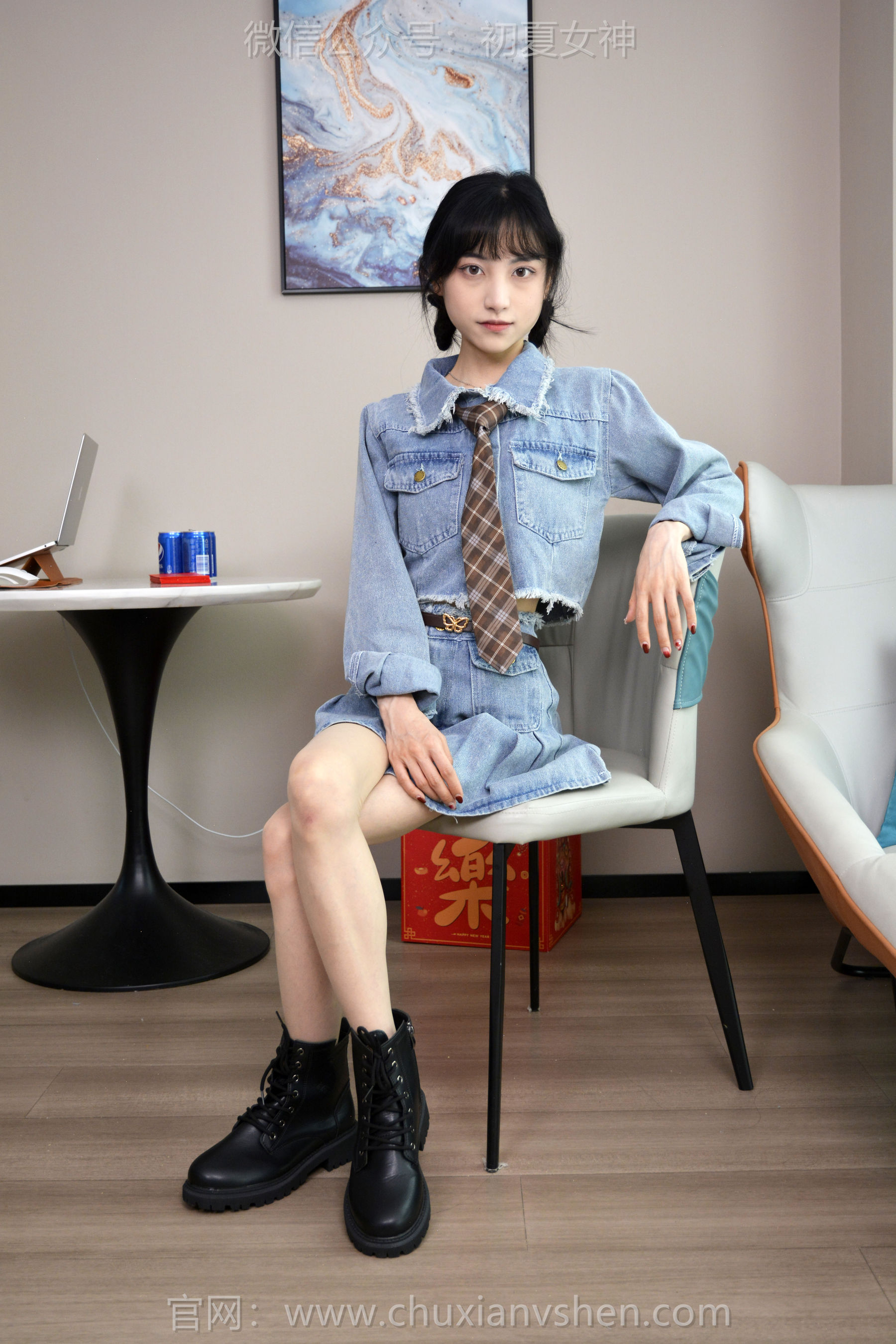 初夏女神 No.247 柒柒 浪漫牛仔/(140P)