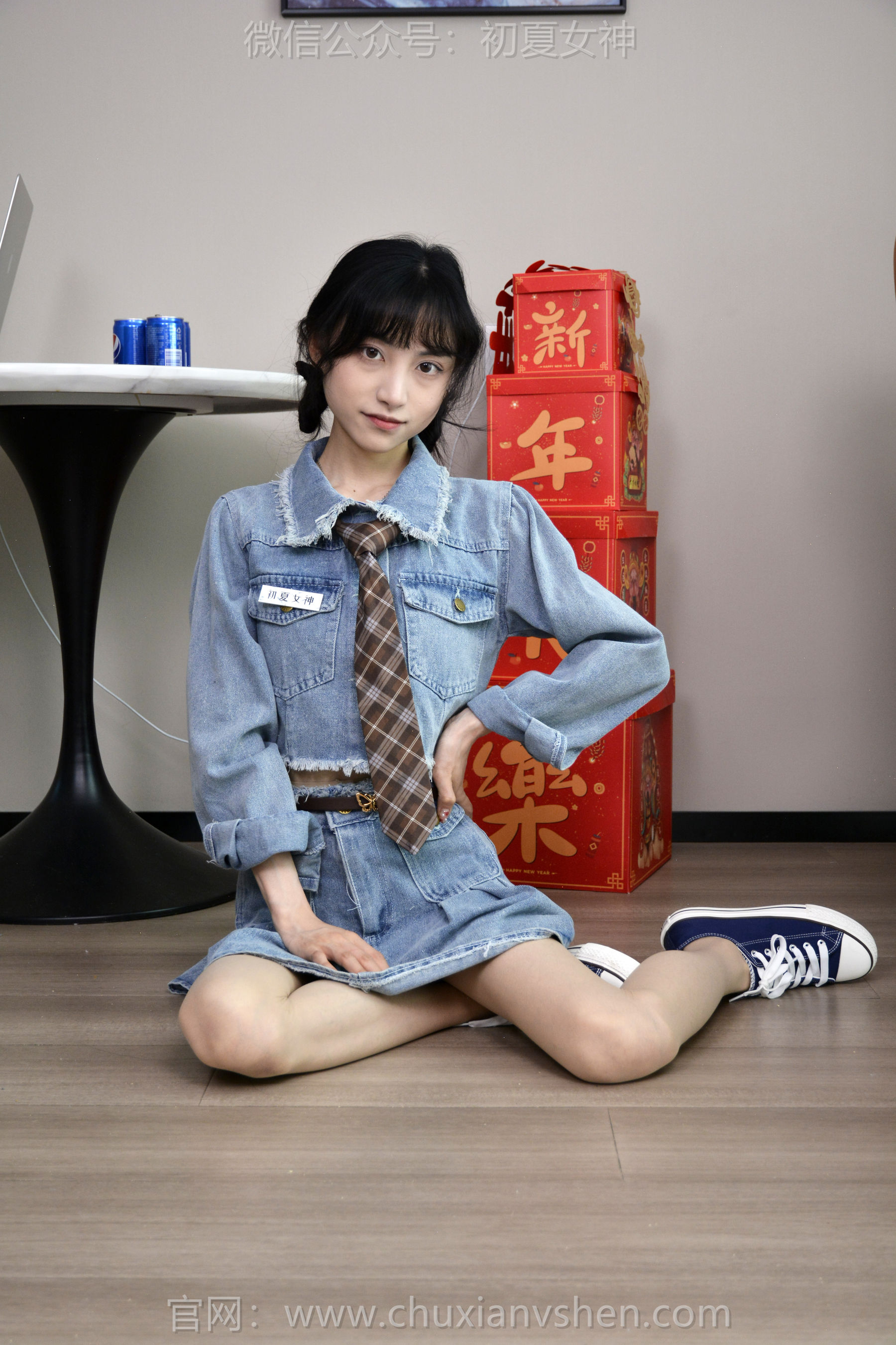 初夏女神 No.247 柒柒 浪漫牛仔/(140P)