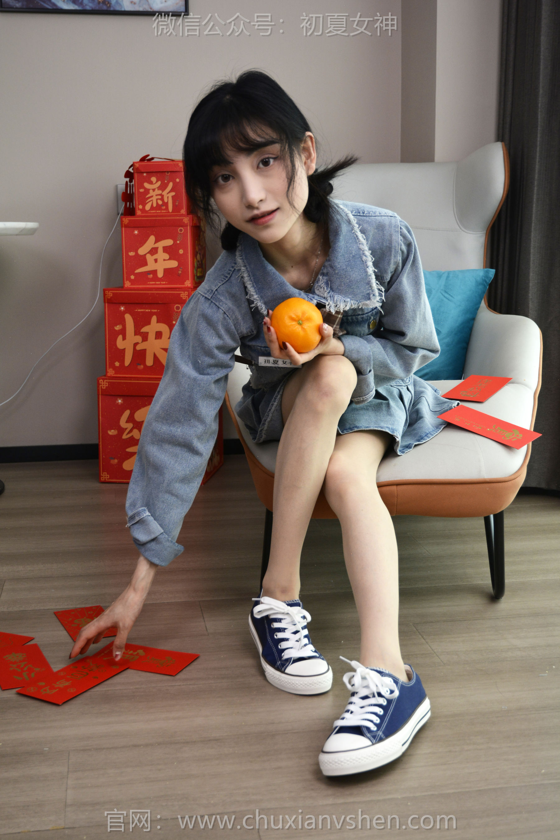 初夏女神 No.247 柒柒 浪漫牛仔/(140P)