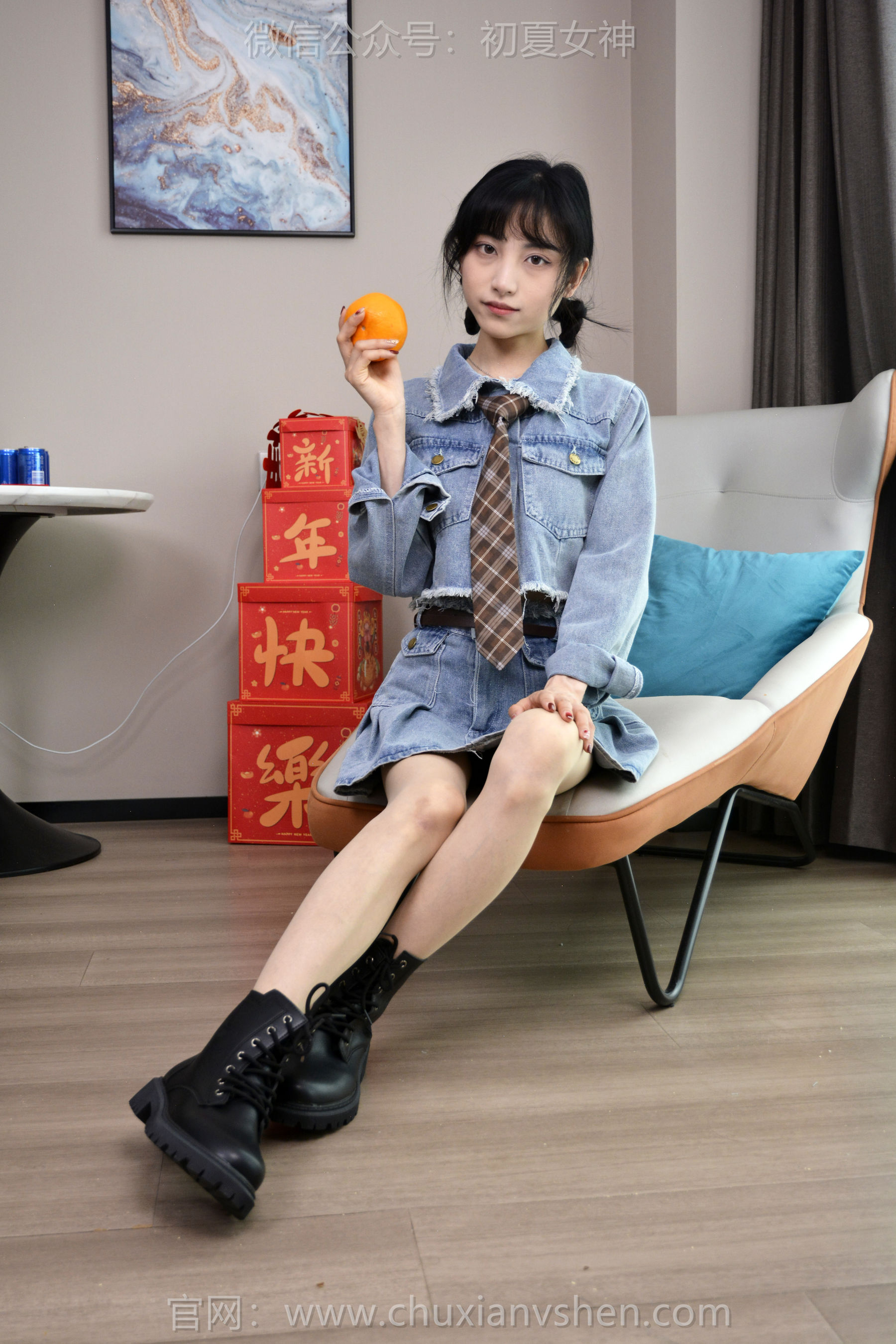 初夏女神 No.247 柒柒 浪漫牛仔/(140P)