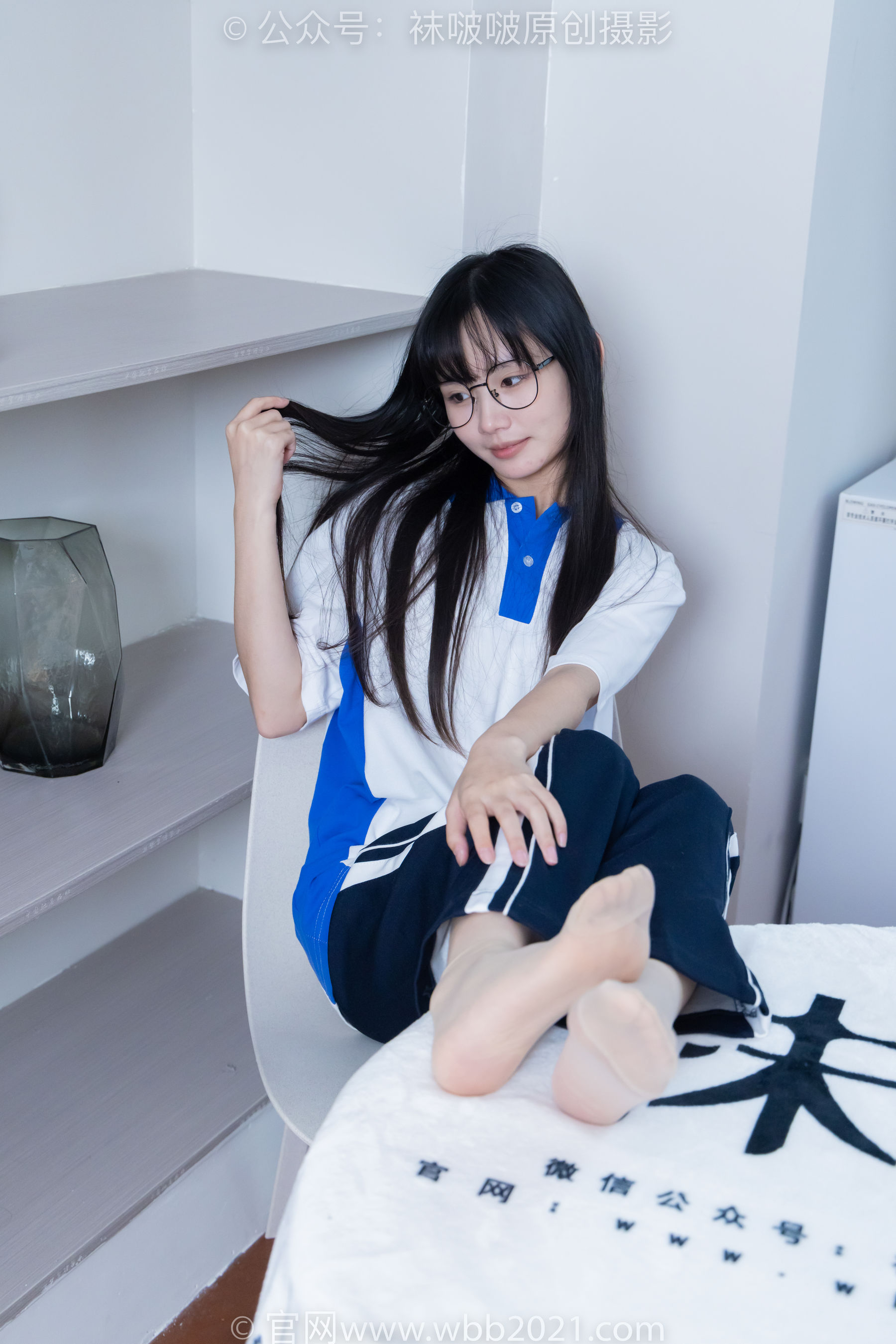 BoBoSocks袜啵啵 No.471 甜甜圈 - 高跟鞋、黑丝、短肉丝、裸足、校服裤里丝/(150P)