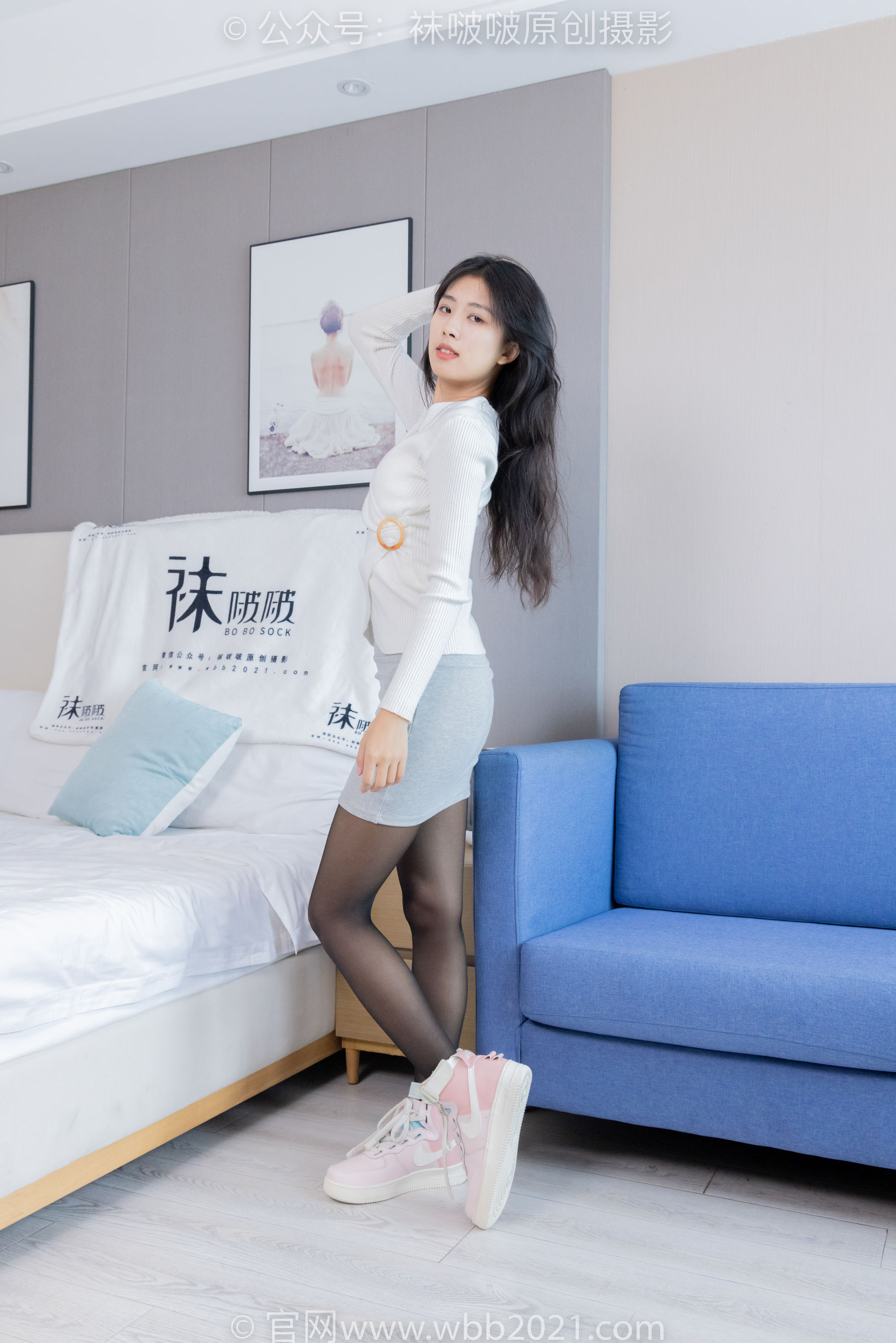BoBoSocks袜啵啵 No.462 奶油 -板鞋、厚肉丝、黑丝/(145P)