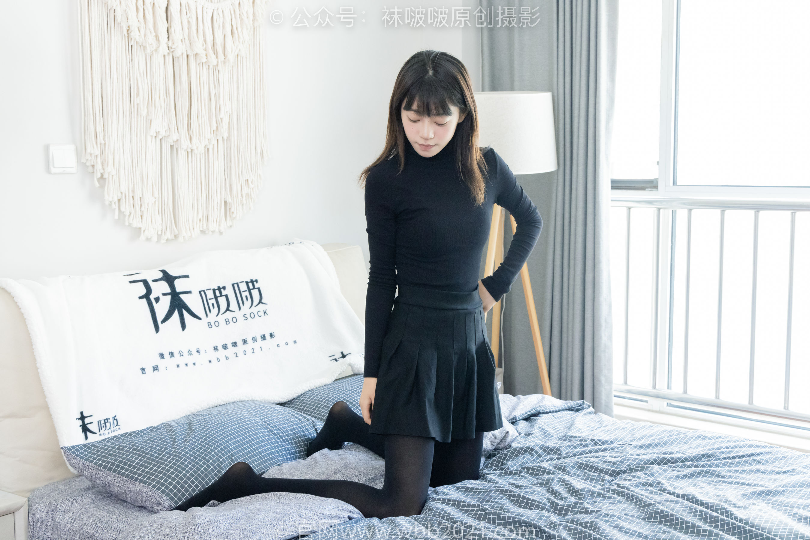 BoBoSocks袜啵啵 No.466 糯米 - 皮鞋、厚黑丝/(140P)