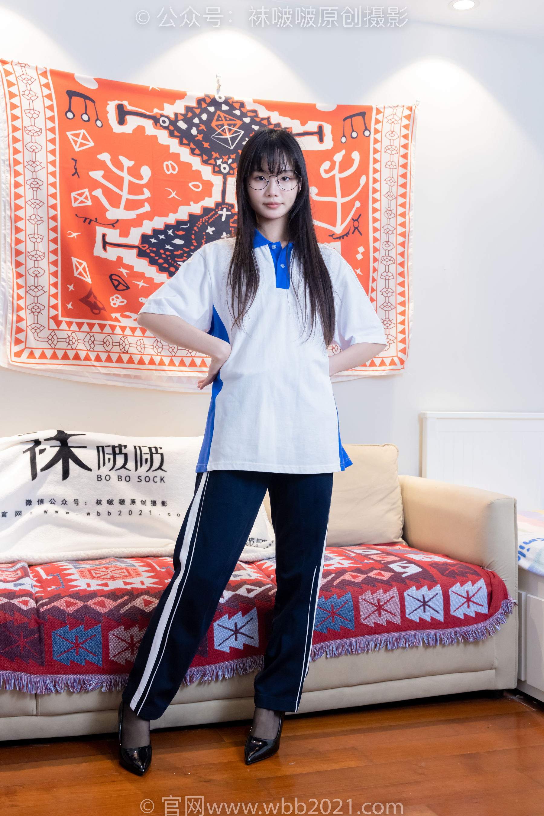 BoBoSocks袜啵啵 No.471 甜甜圈 - 高跟鞋、黑丝、短肉丝、裸足、校服裤里丝/(150P)