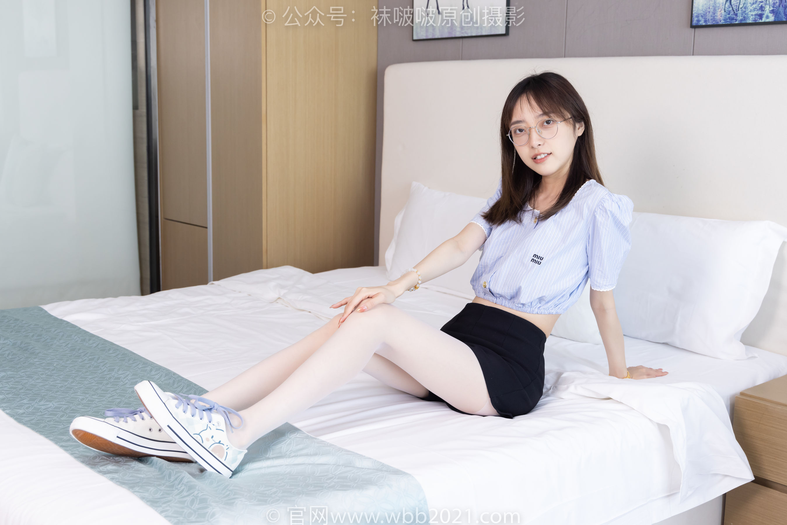 BoBoSocks袜啵啵 No.467 稚予 - 板鞋、白丝/(150P)