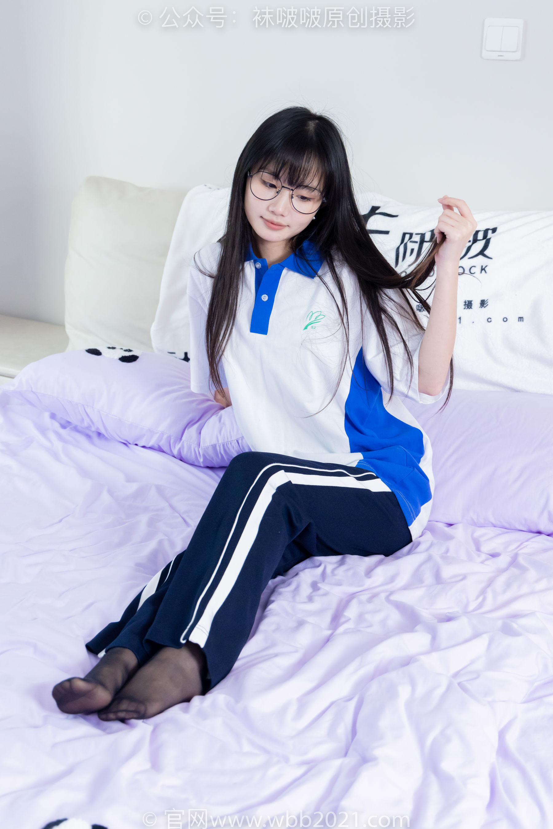 BoBoSocks袜啵啵 No.471 甜甜圈 - 高跟鞋、黑丝、短肉丝、裸足、校服裤里丝/(150P)