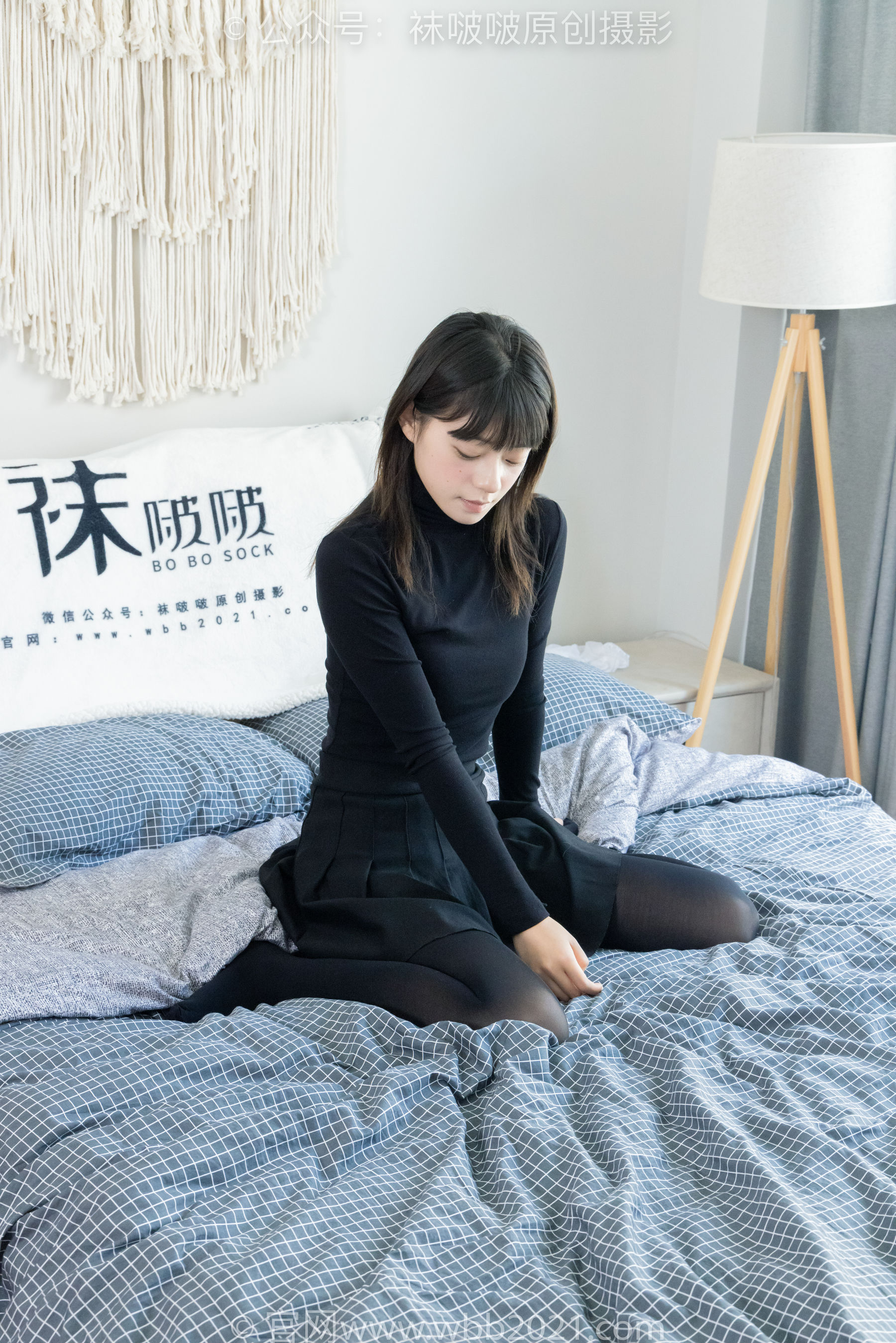 BoBoSocks袜啵啵 No.466 糯米 - 皮鞋、厚黑丝/(140P)