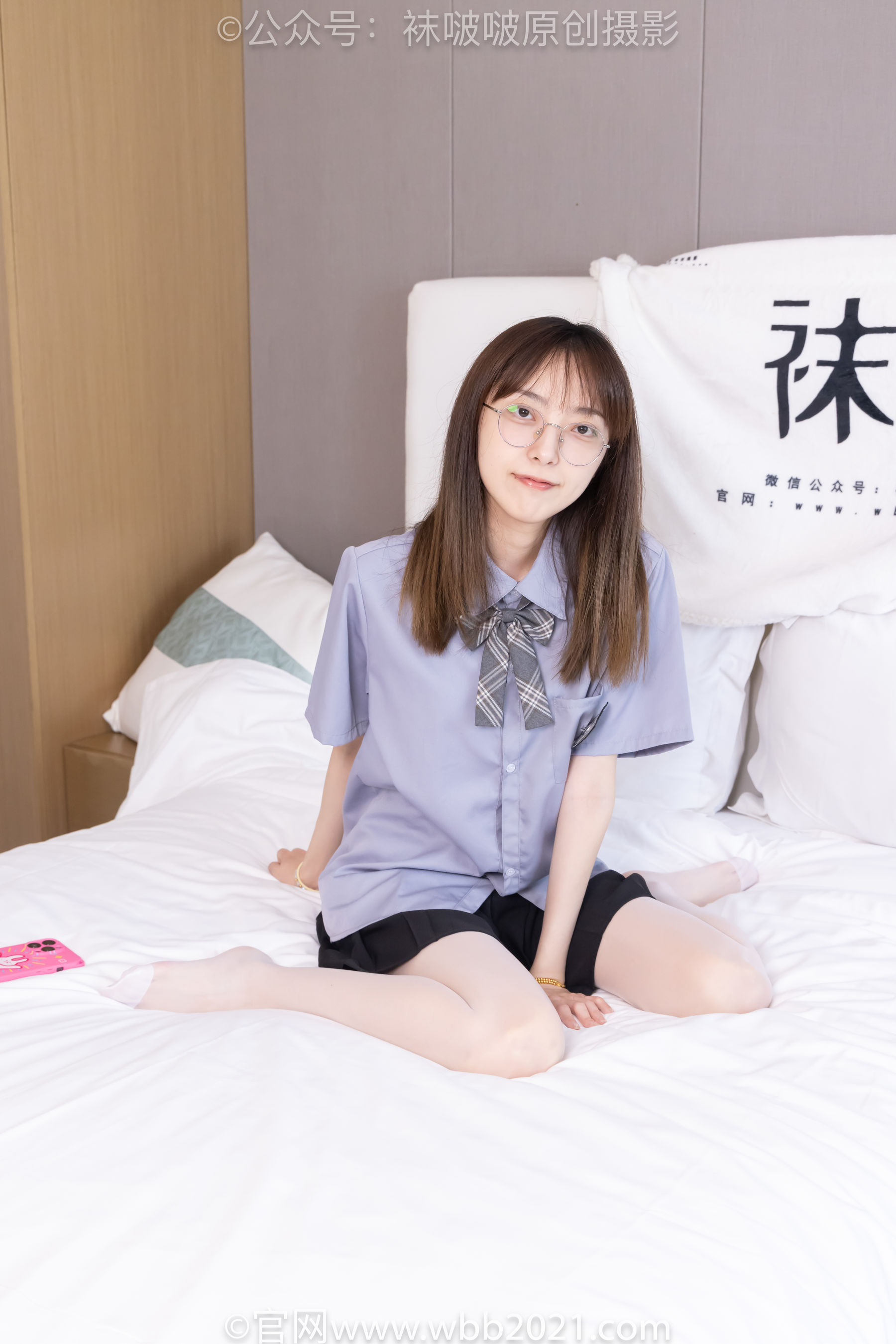 BoBoSocks袜啵啵 No.460 稚予 -JK制服、皮鞋、帆布鞋、薄白丝/(163P)