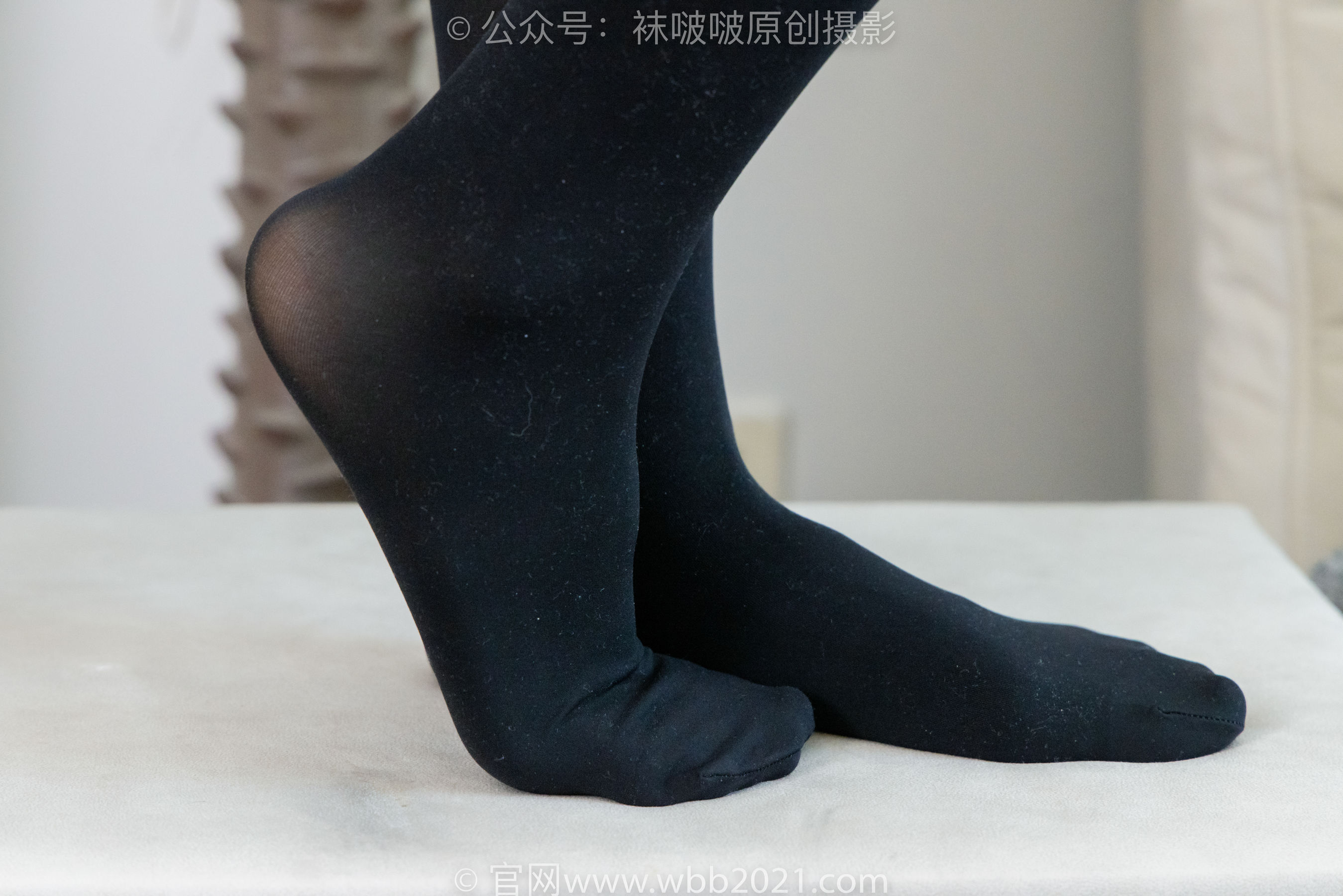 BoBoSocks袜啵啵 No.466 糯米 - 皮鞋、厚黑丝/(140P)