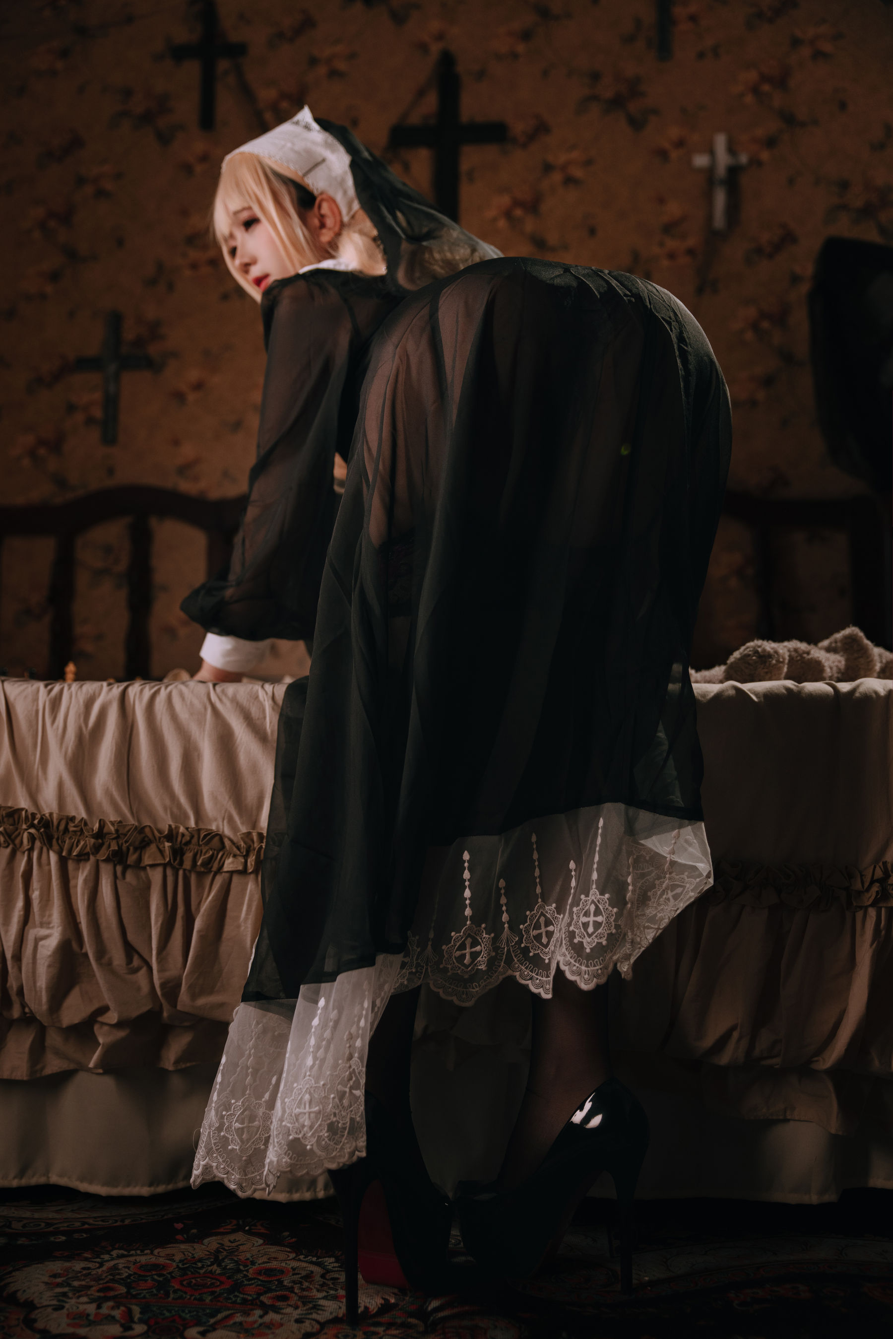 Cosplay日奈娇 - 禁忌修女/(160P)