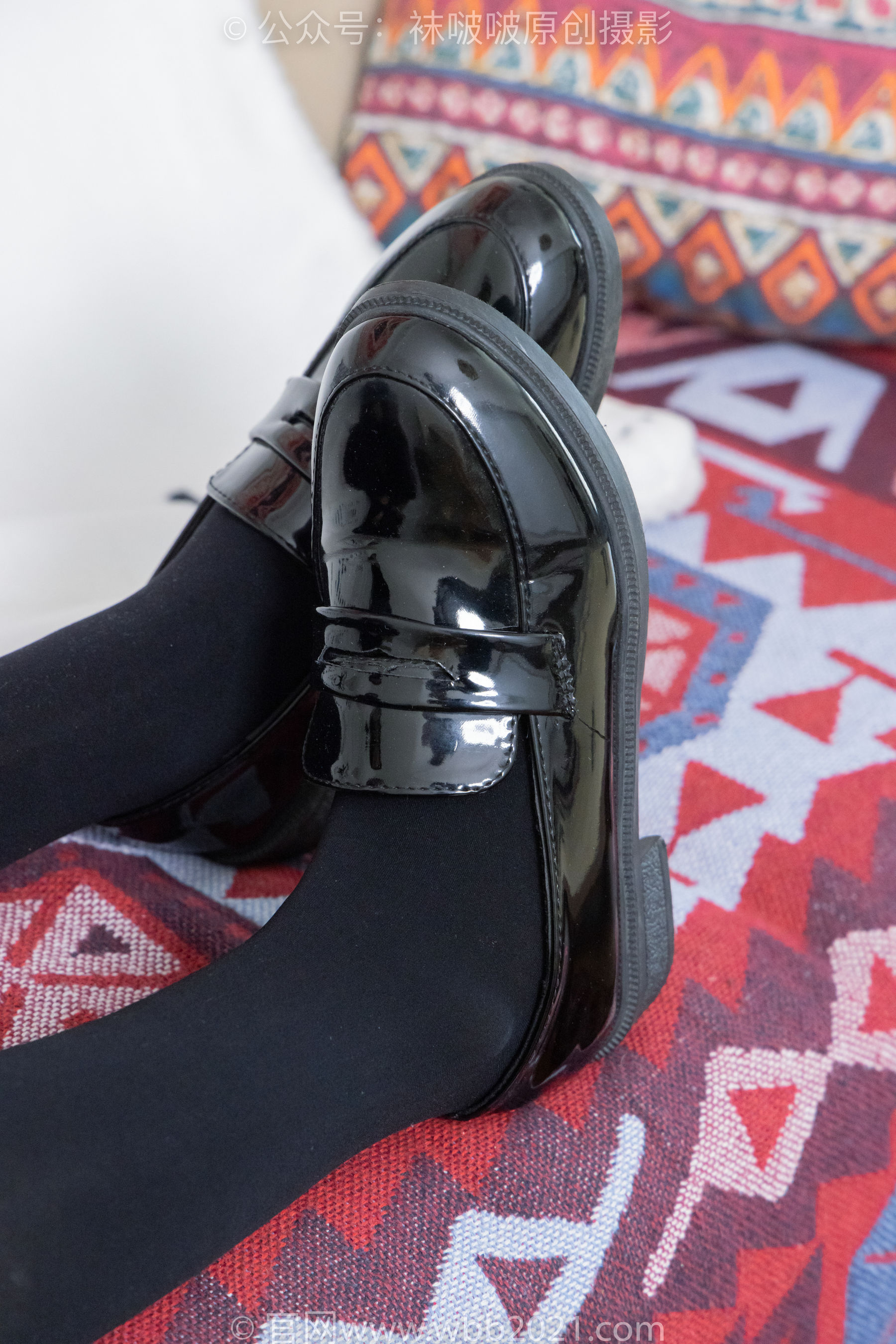 BoBoSocks袜啵啵 No.466 糯米 - 皮鞋、厚黑丝/(140P)