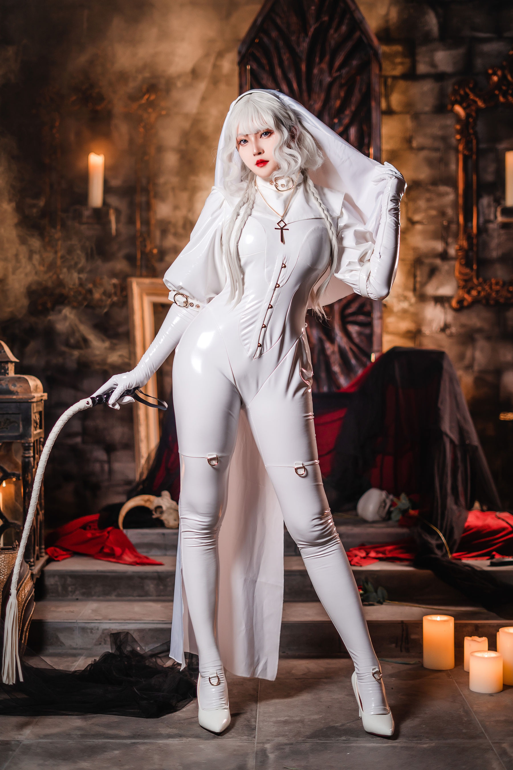 Natsuko夏夏子 - 白修女/(60P)