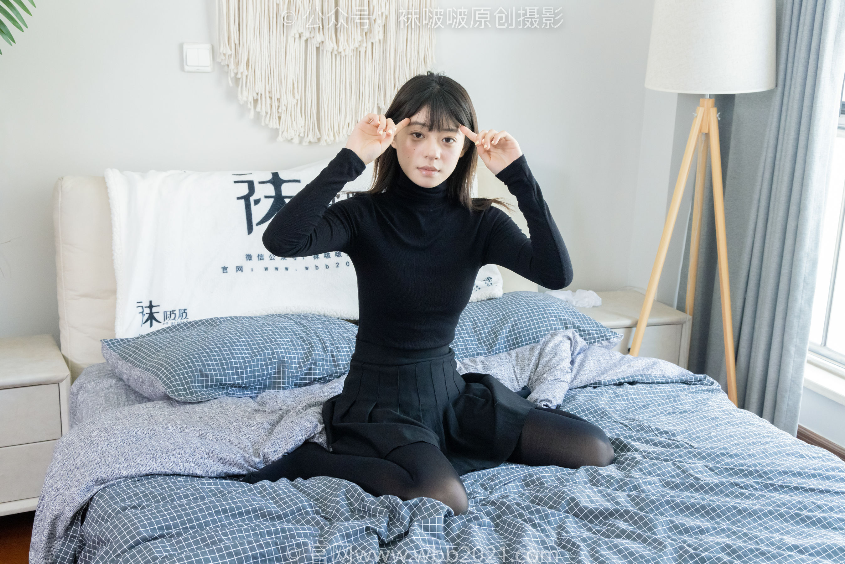 BoBoSocks袜啵啵 No.466 糯米 - 皮鞋、厚黑丝/(140P)