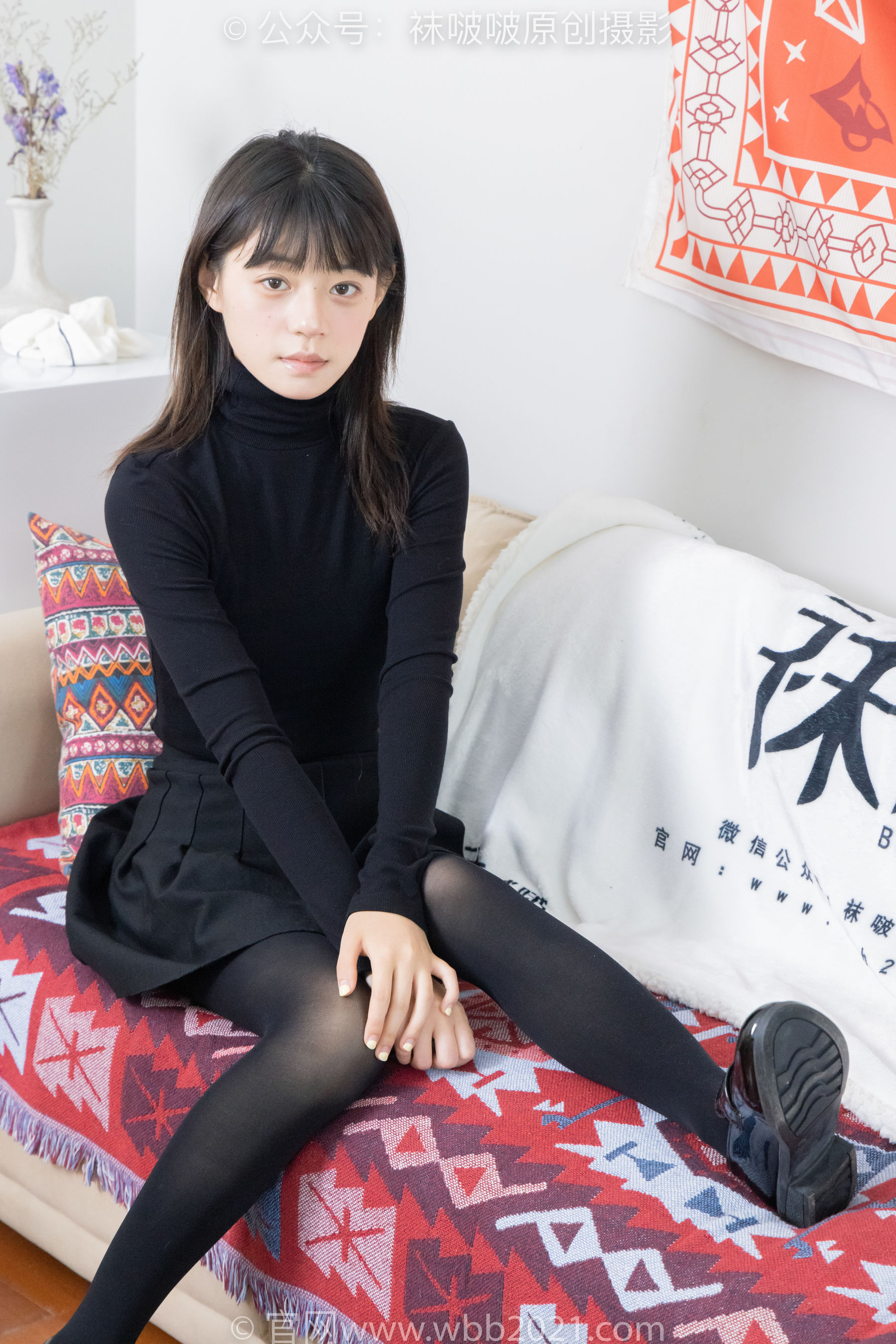 BoBoSocks袜啵啵 No.466 糯米 - 皮鞋、厚黑丝/(140P)