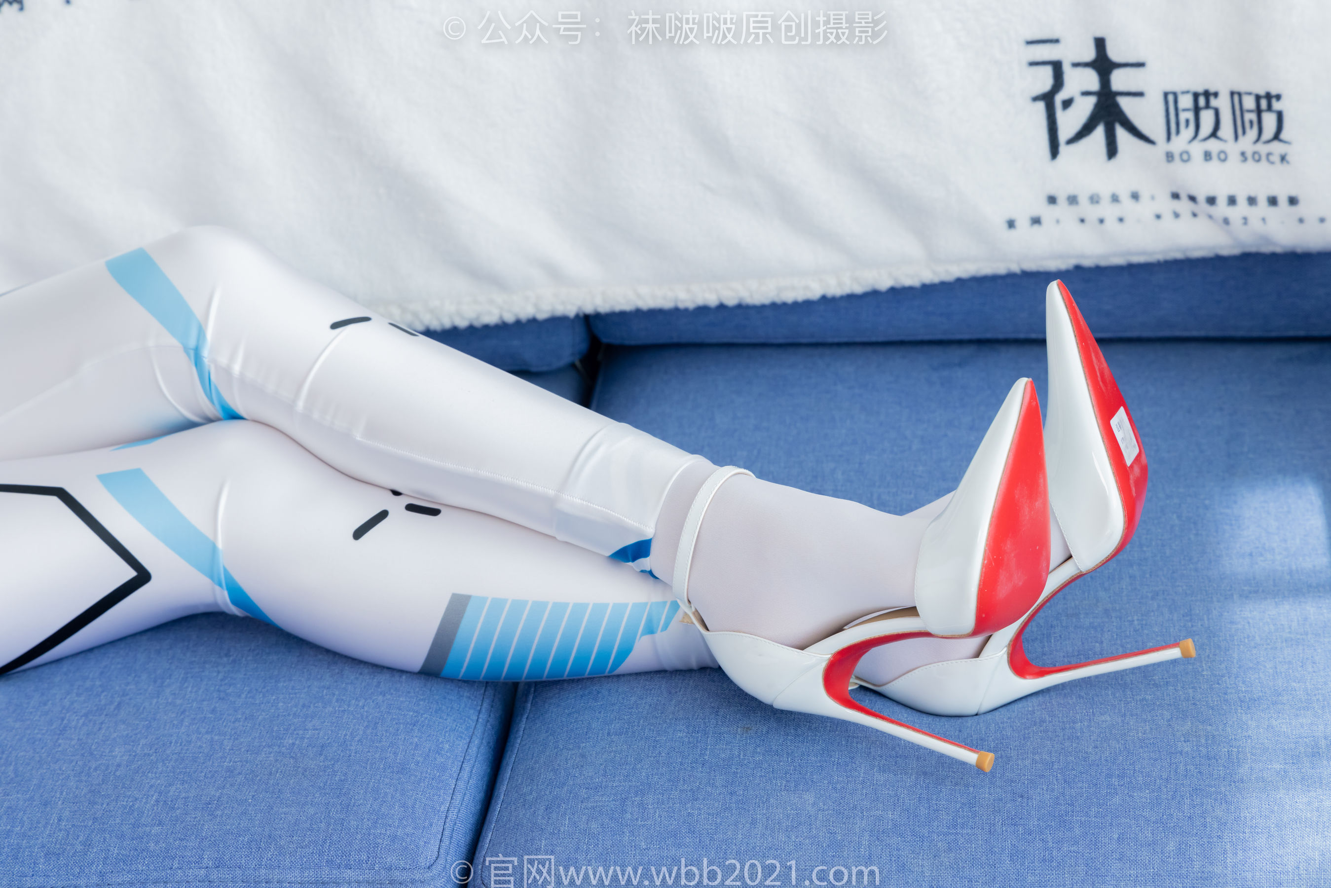 BoBoSocks袜啵啵 No.463 甜甜圈 -高跟鞋、厚白丝、裸足、连体衣裤里丝/(140P)