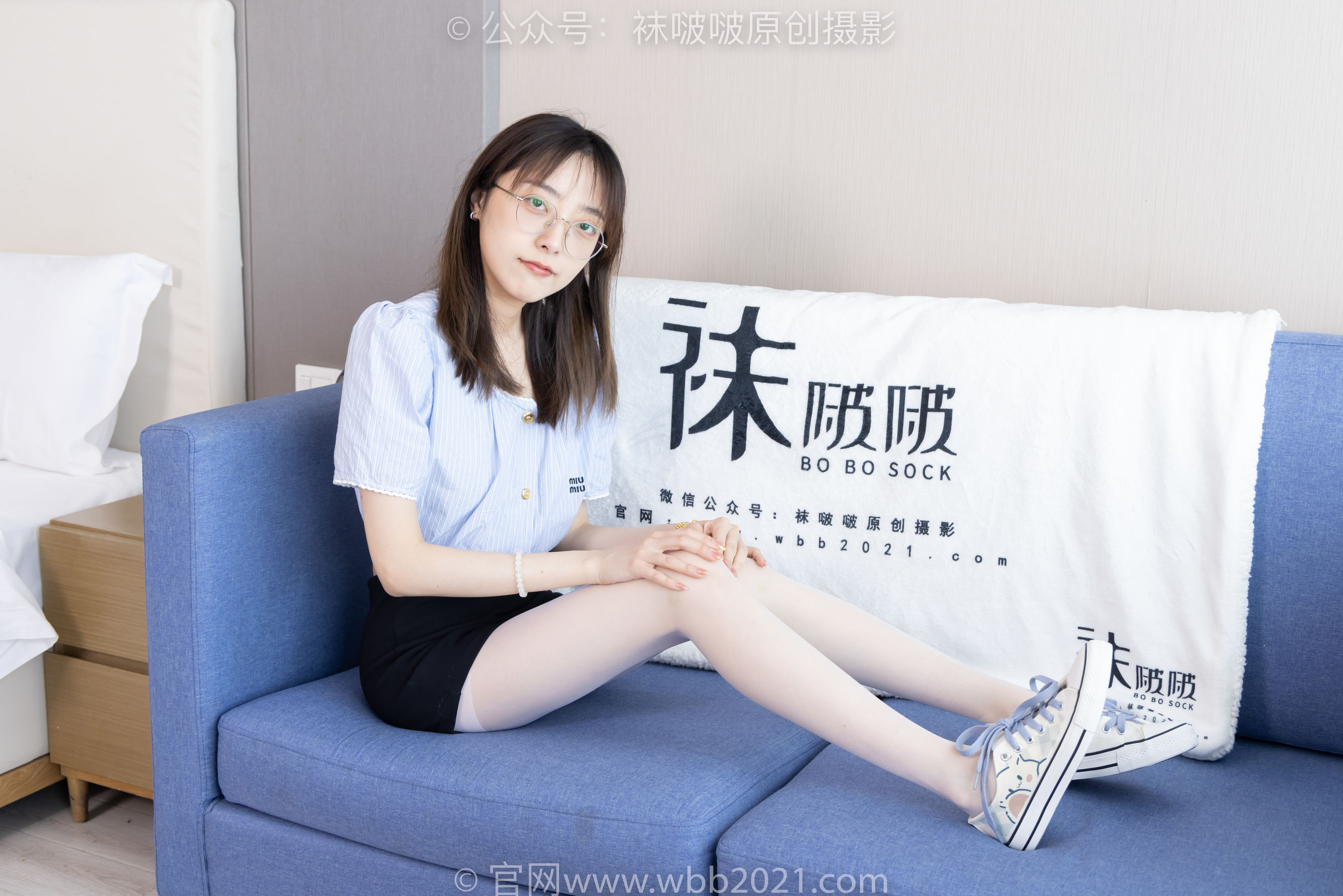 BoBoSocks袜啵啵 No.467 稚予 - 板鞋、白丝/(150P)