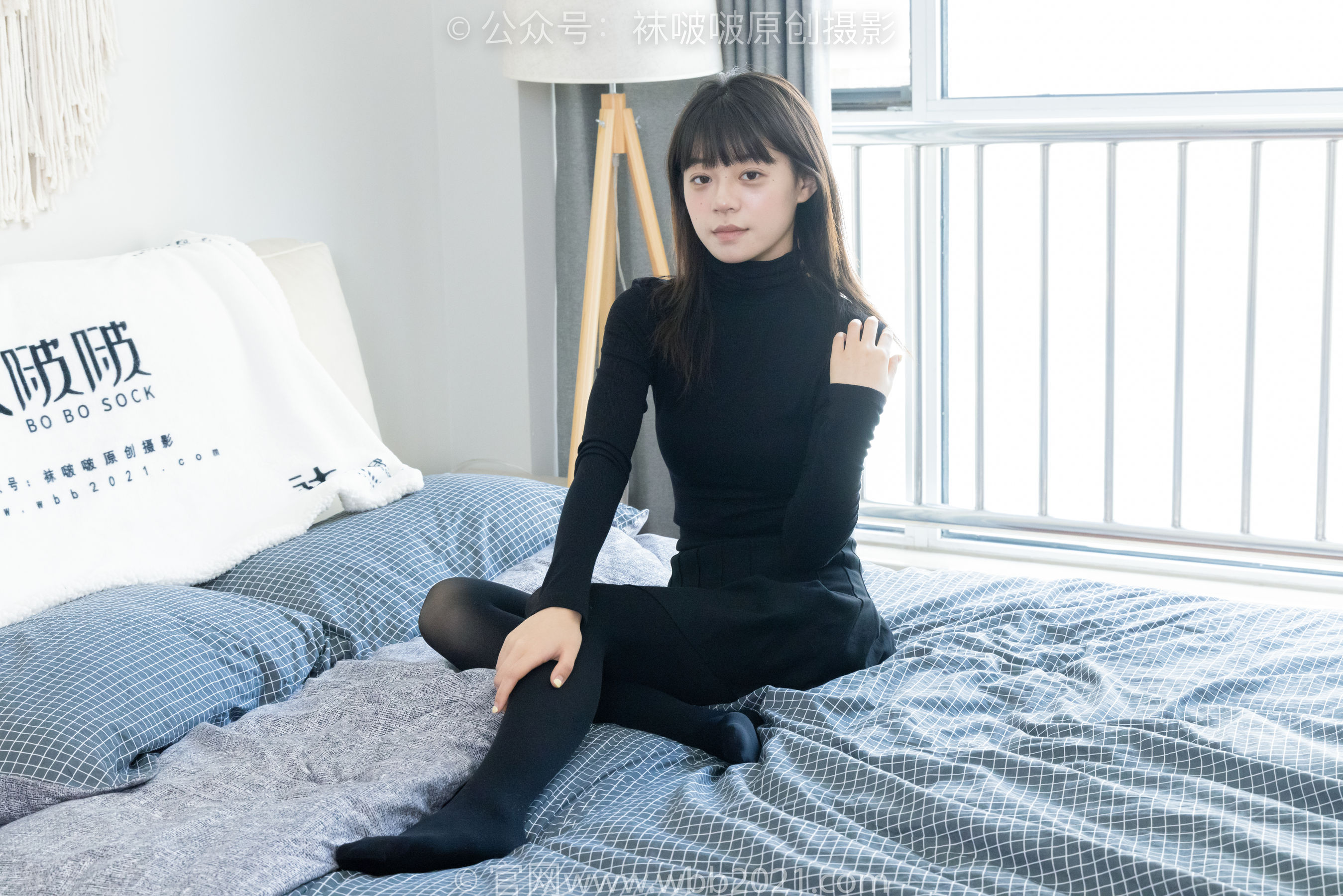 BoBoSocks袜啵啵 No.466 糯米 - 皮鞋、厚黑丝/(140P)