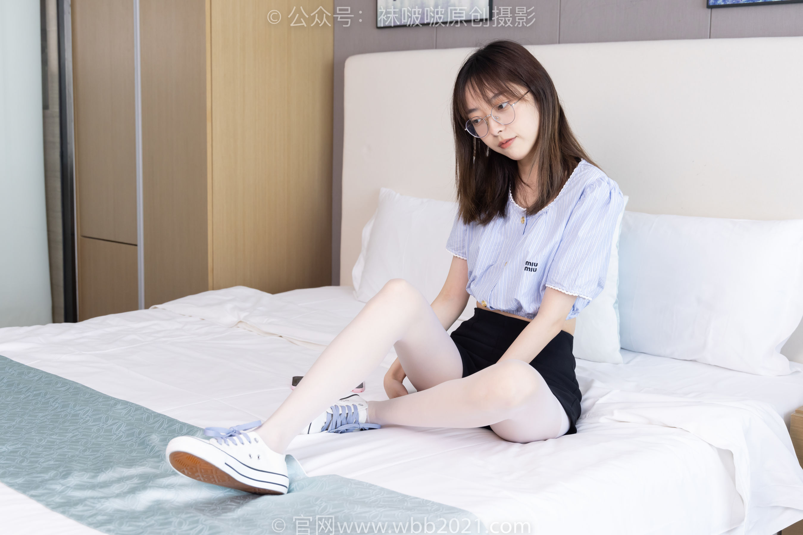 BoBoSocks袜啵啵 No.467 稚予 - 板鞋、白丝/(150P)