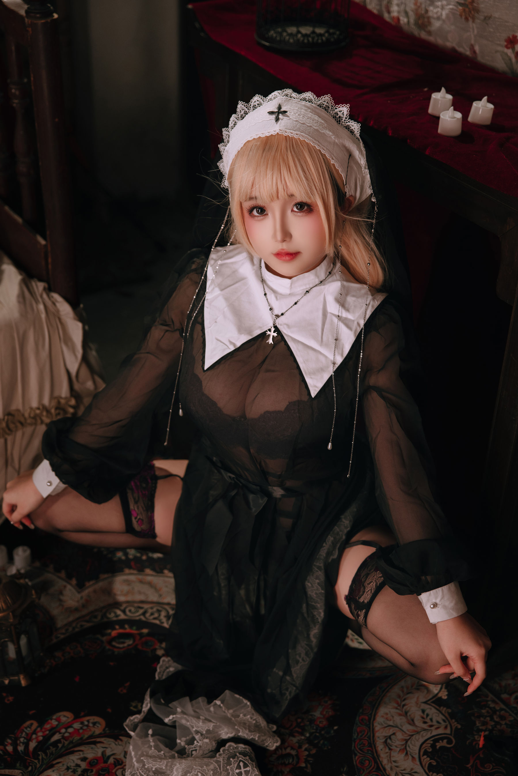 Cosplay日奈娇 - 禁忌修女/(160P)