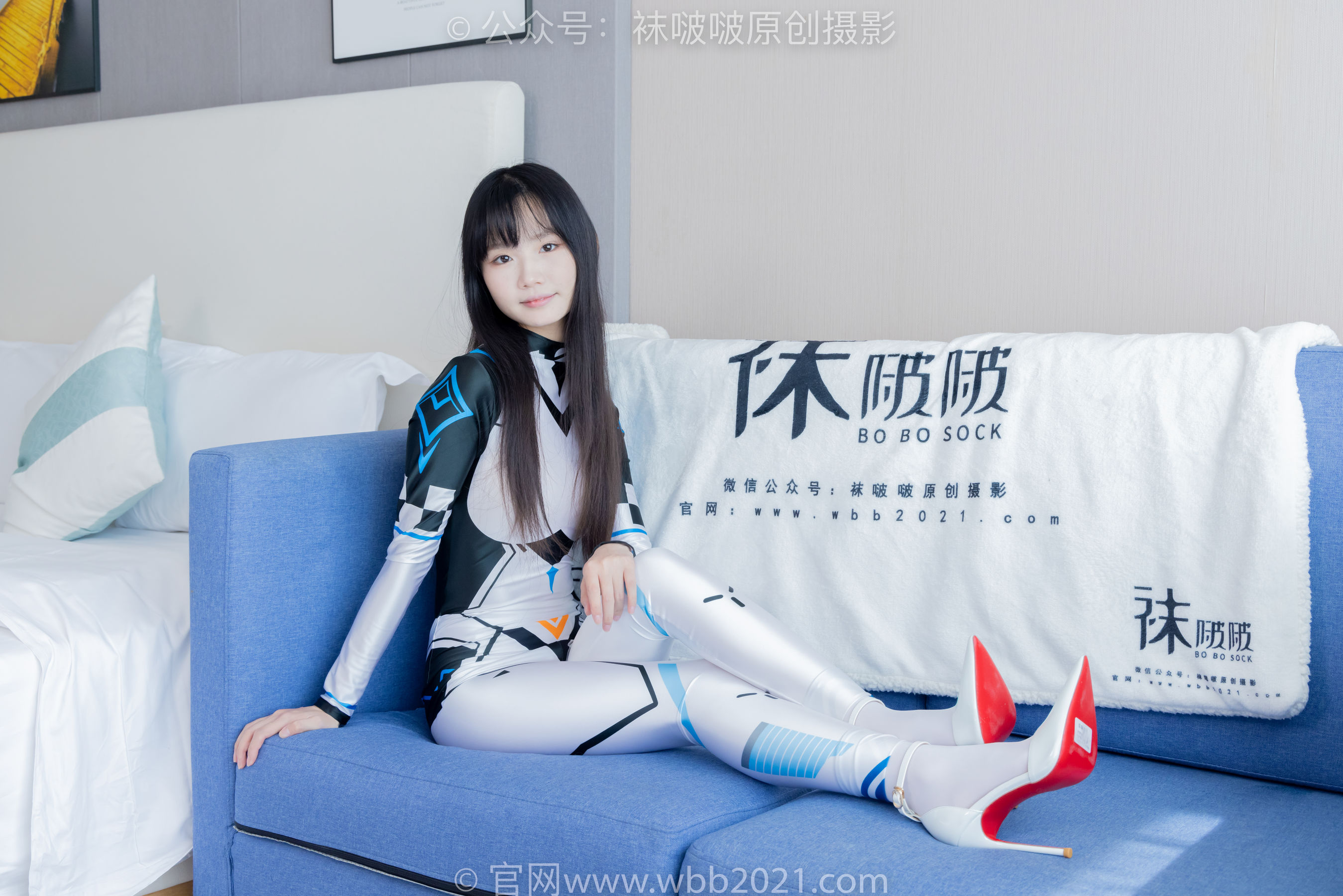 BoBoSocks袜啵啵 No.463 甜甜圈 -高跟鞋、厚白丝、裸足、连体衣裤里丝/(140P)
