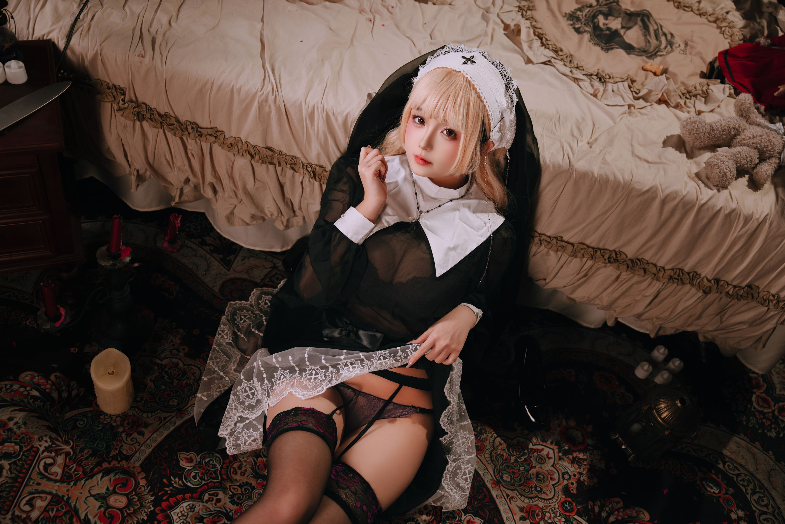 Cosplay日奈娇 - 禁忌修女/(160P)