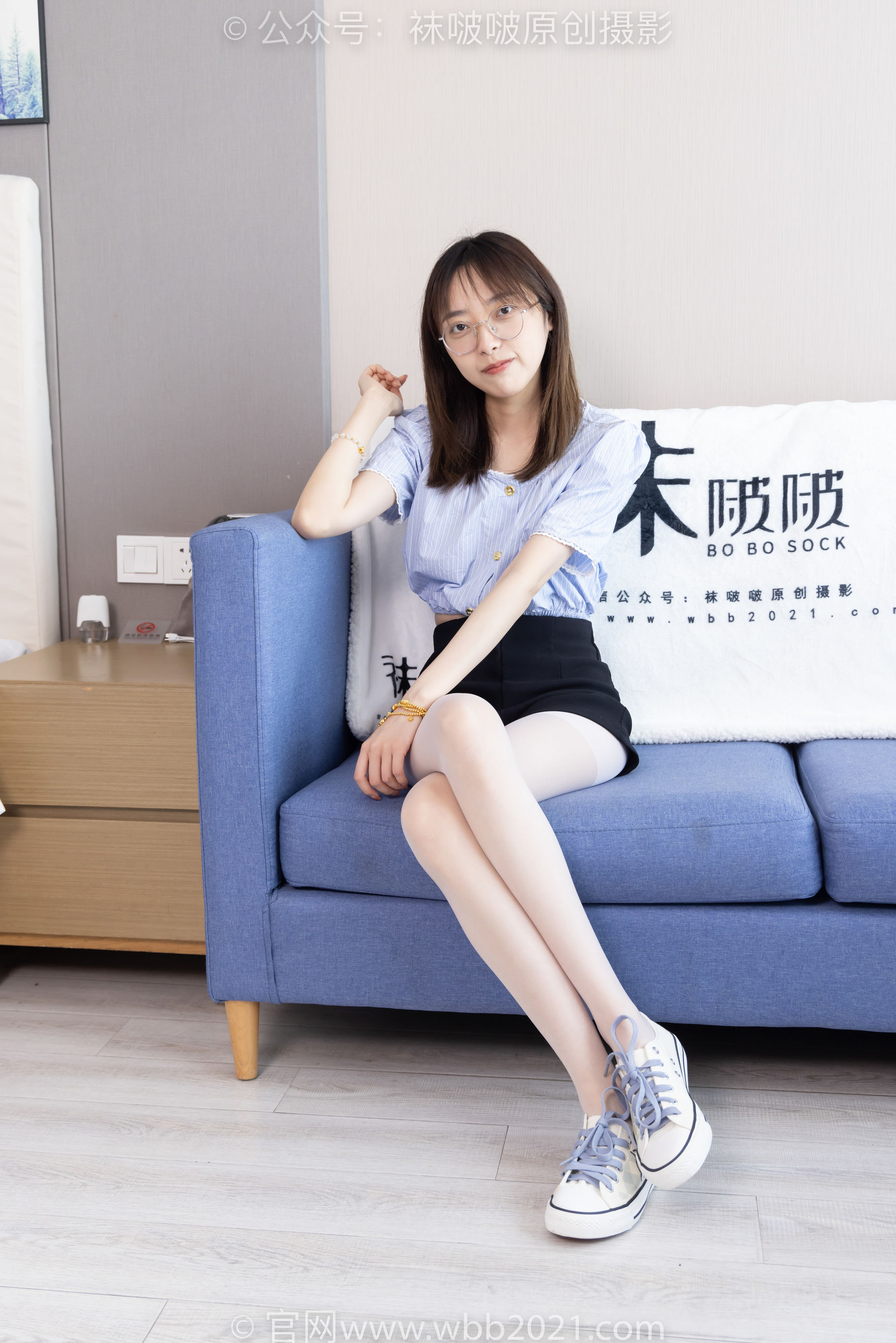 BoBoSocks袜啵啵 No.467 稚予 - 板鞋、白丝/(150P)