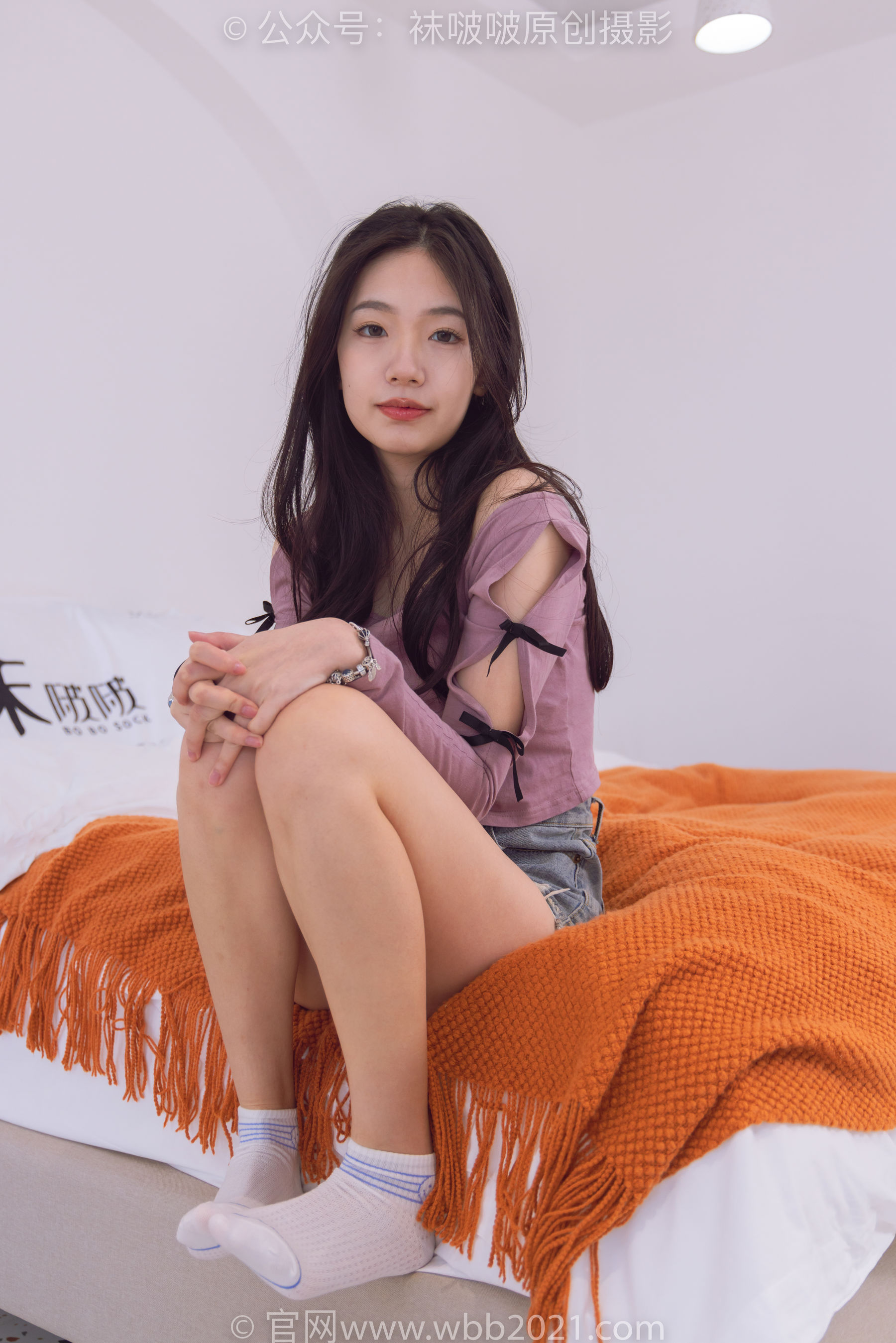 BoBoSocks袜啵啵 No.465 小甜豆 -长靴、白棉袜、裸足/(140P)