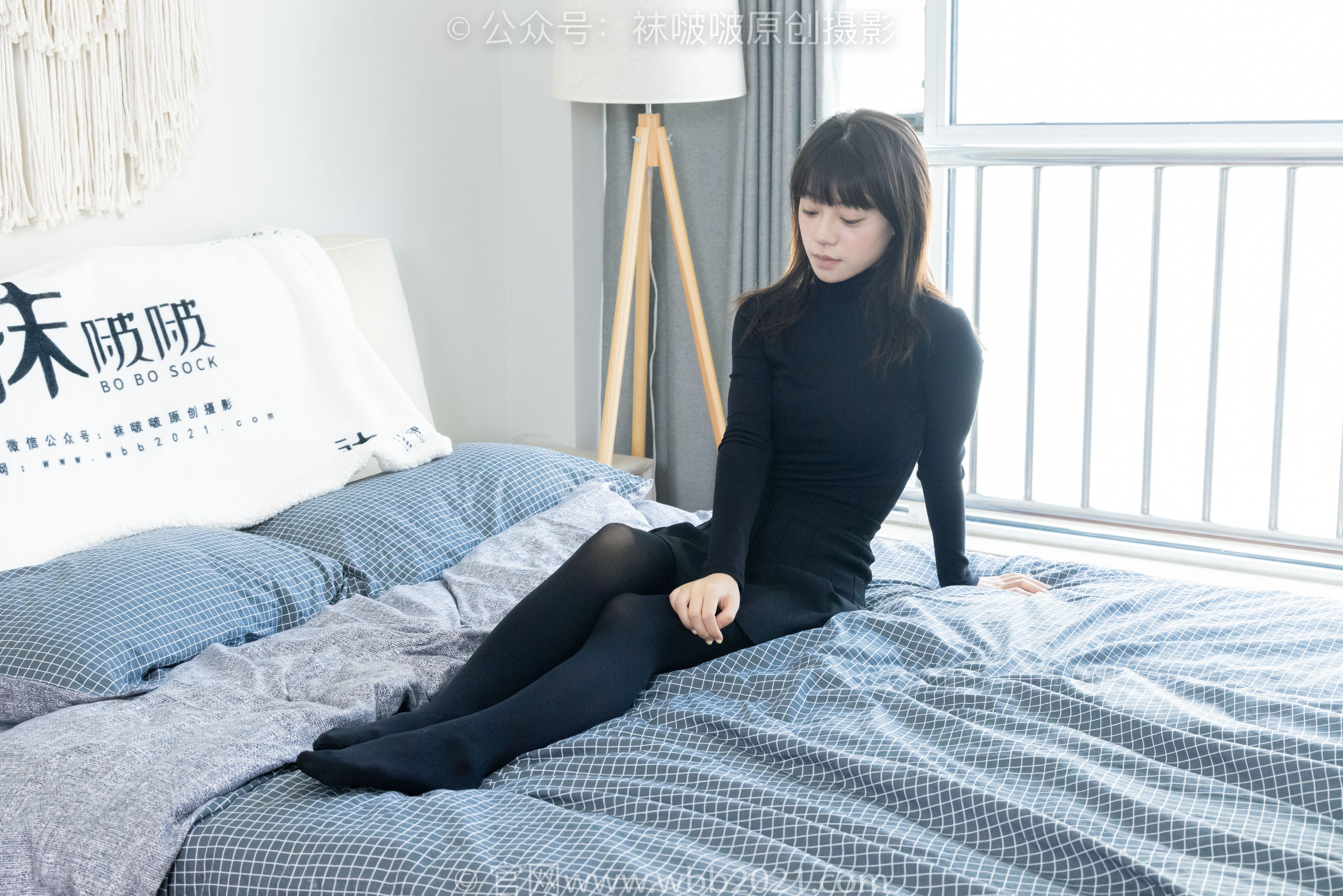 BoBoSocks袜啵啵 No.466 糯米 - 皮鞋、厚黑丝/(140P)