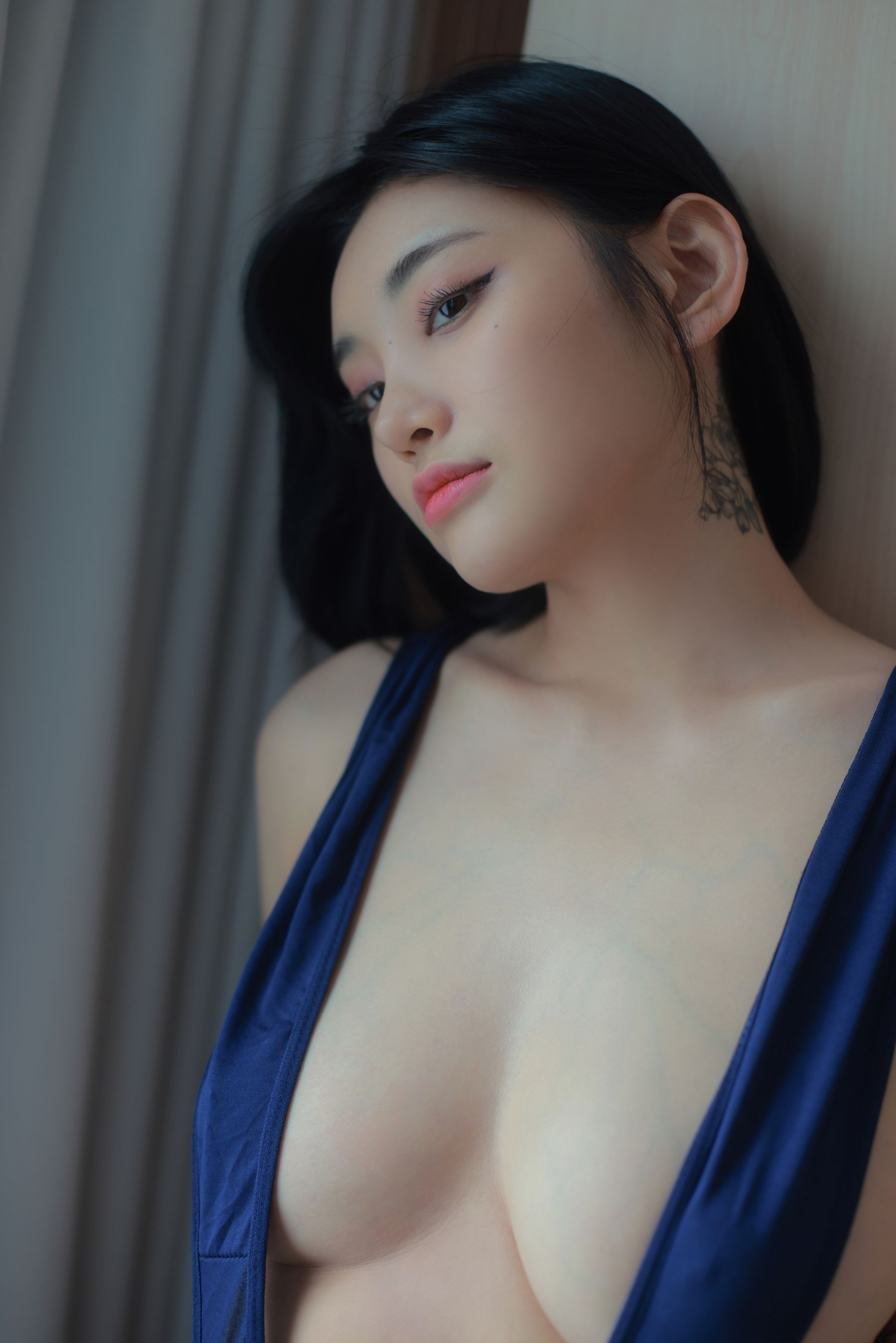 Sula - Navy Bodysuit/(165P)
