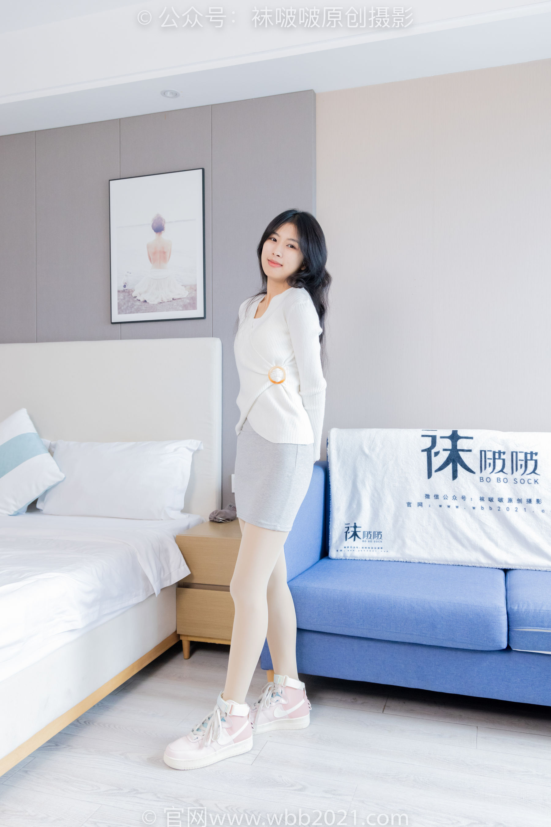 BoBoSocks袜啵啵 No.462 奶油 -板鞋、厚肉丝、黑丝/(145P)