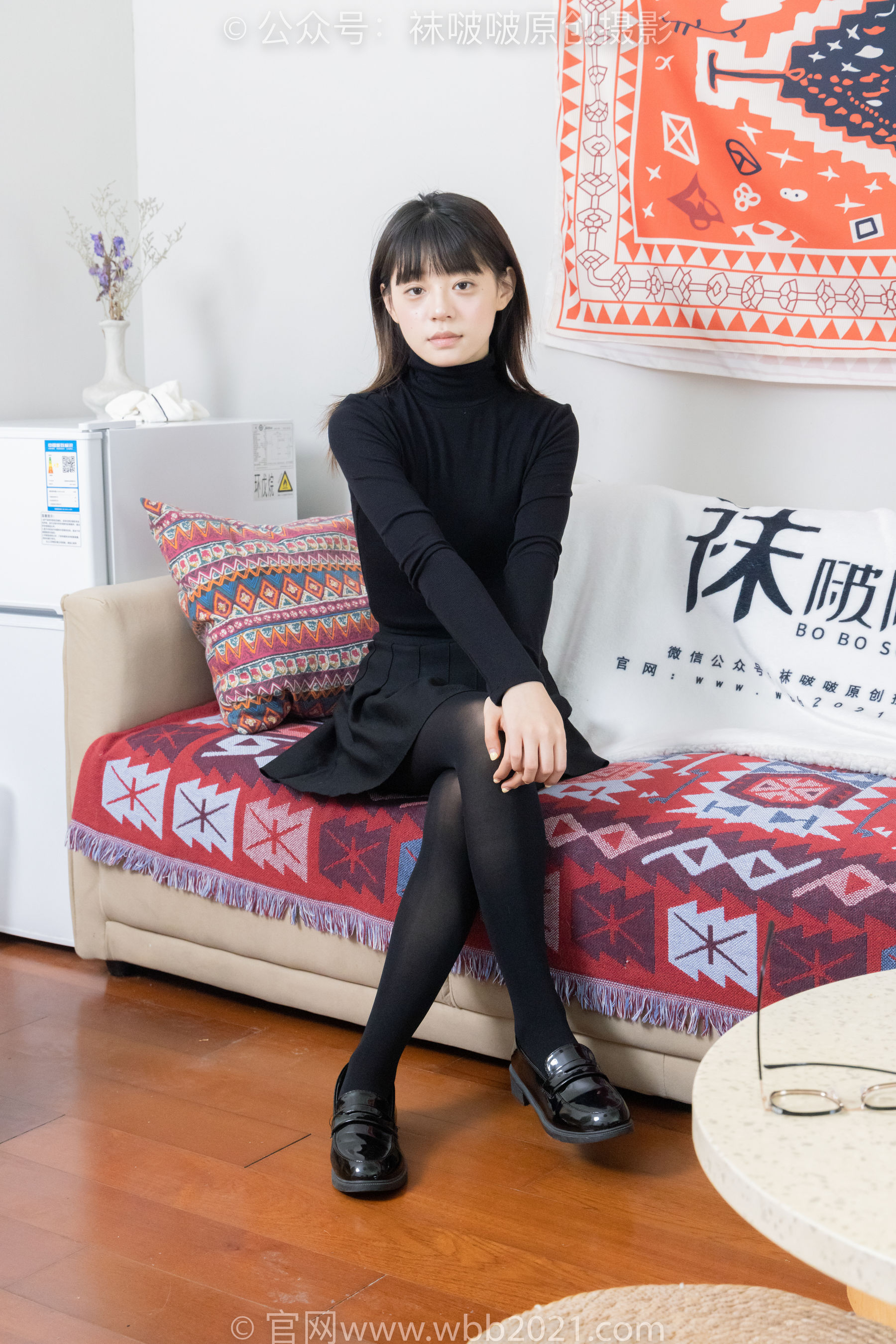 BoBoSocks袜啵啵 No.466 糯米 - 皮鞋、厚黑丝/(140P)