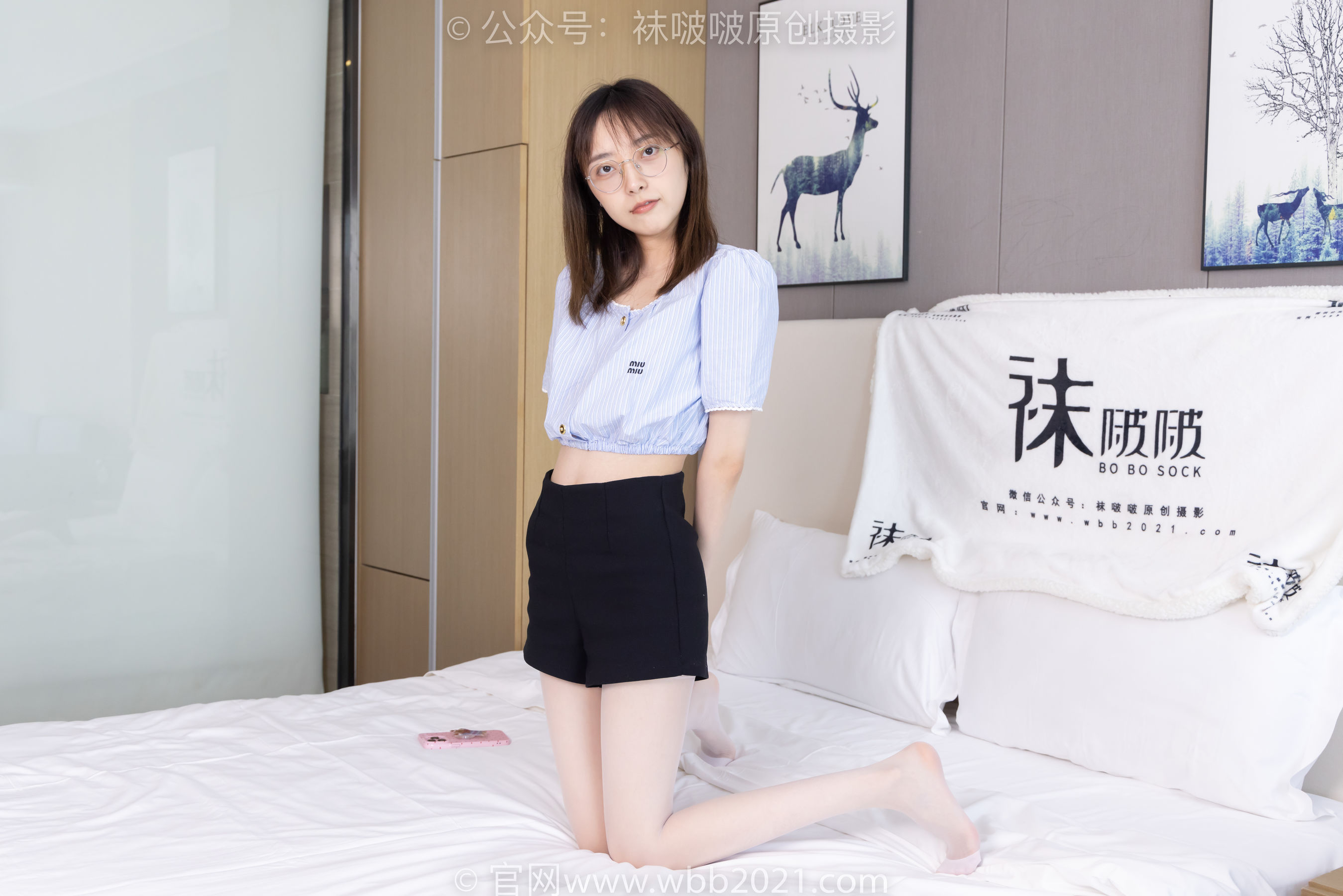 BoBoSocks袜啵啵 No.467 稚予 - 板鞋、白丝/(150P)