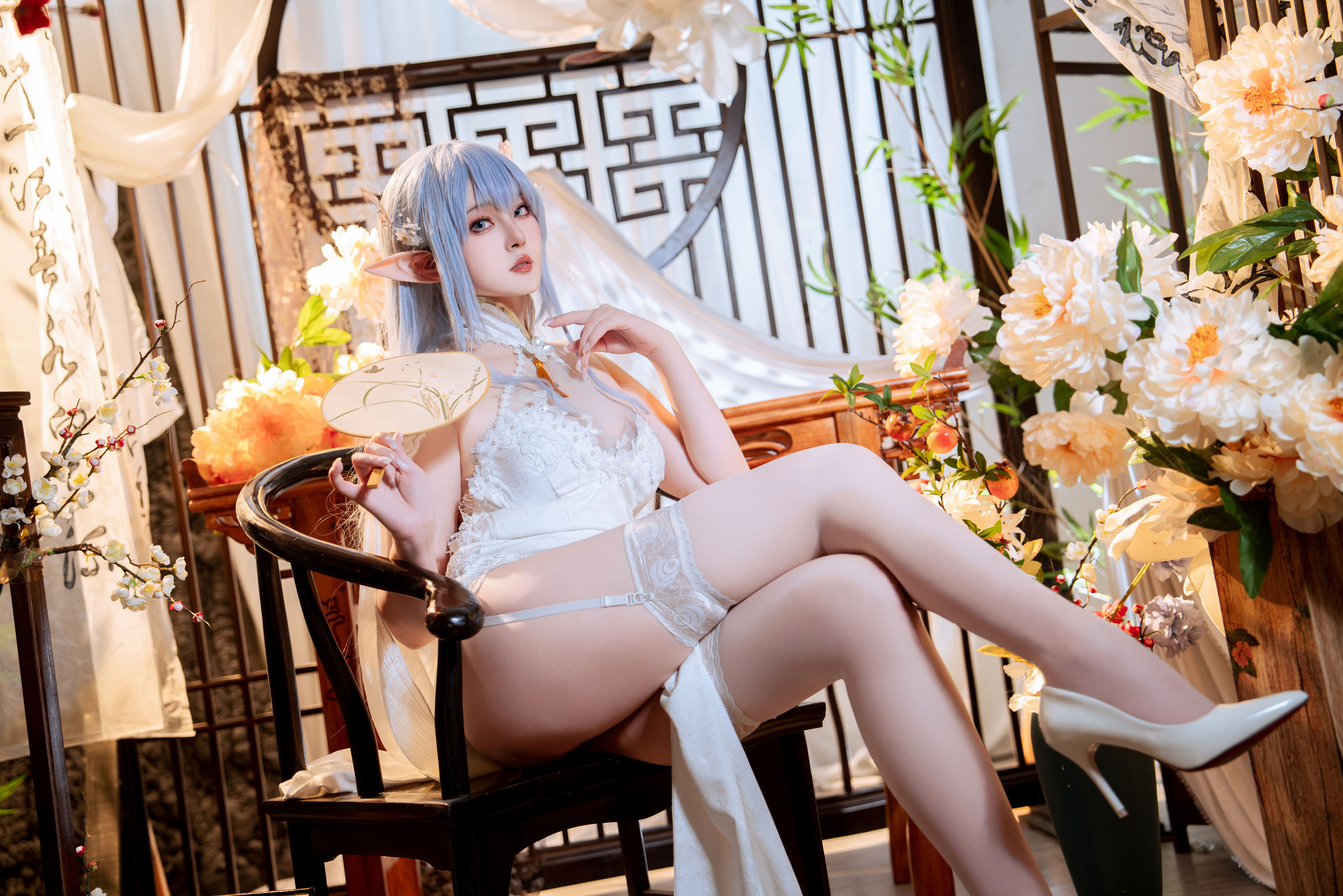 Natsuko夏夏子 - 碧蓝航线 阿尔比恩旗袍/(52P)