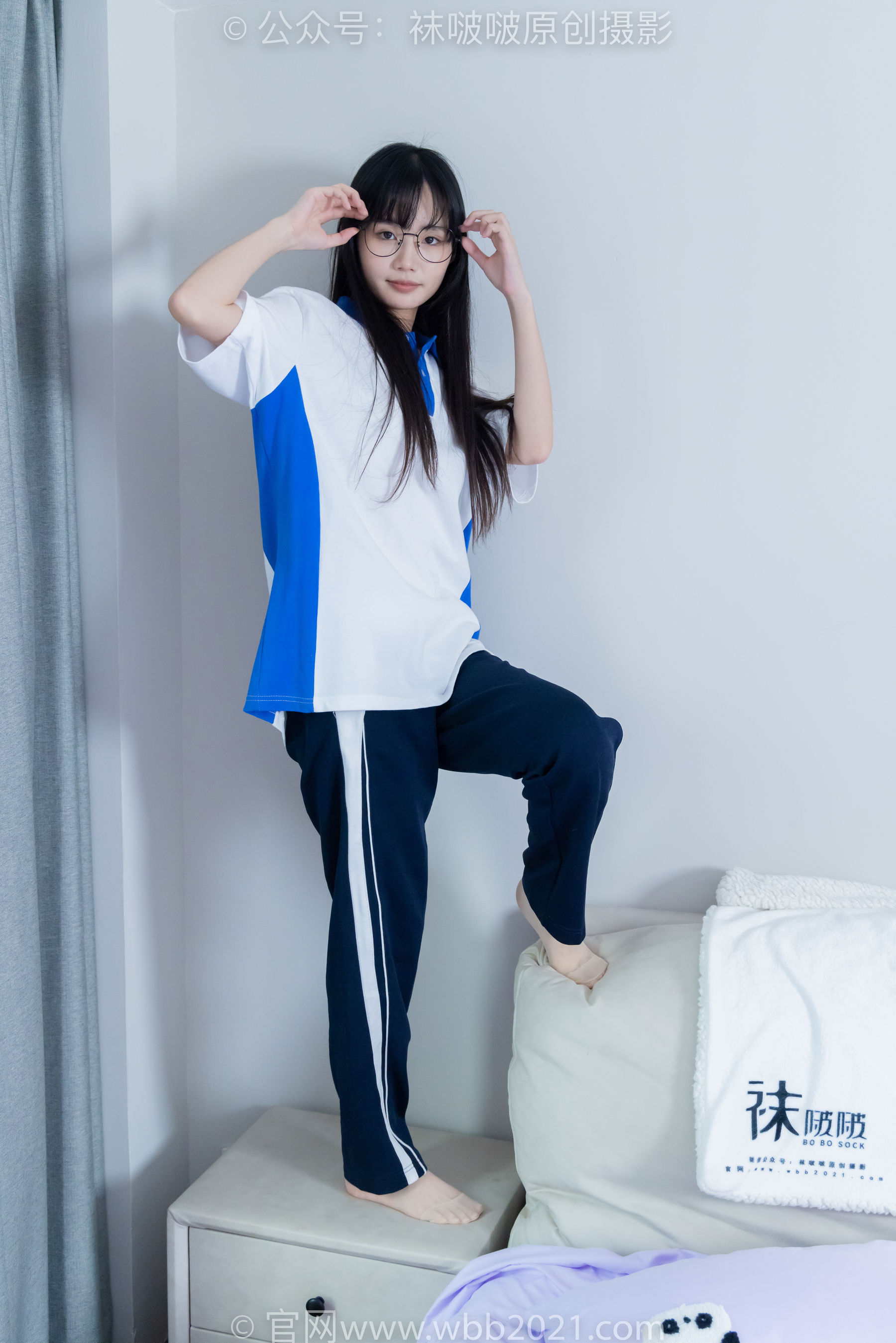 BoBoSocks袜啵啵 No.471 甜甜圈 - 高跟鞋、黑丝、短肉丝、裸足、校服裤里丝/(150P)
