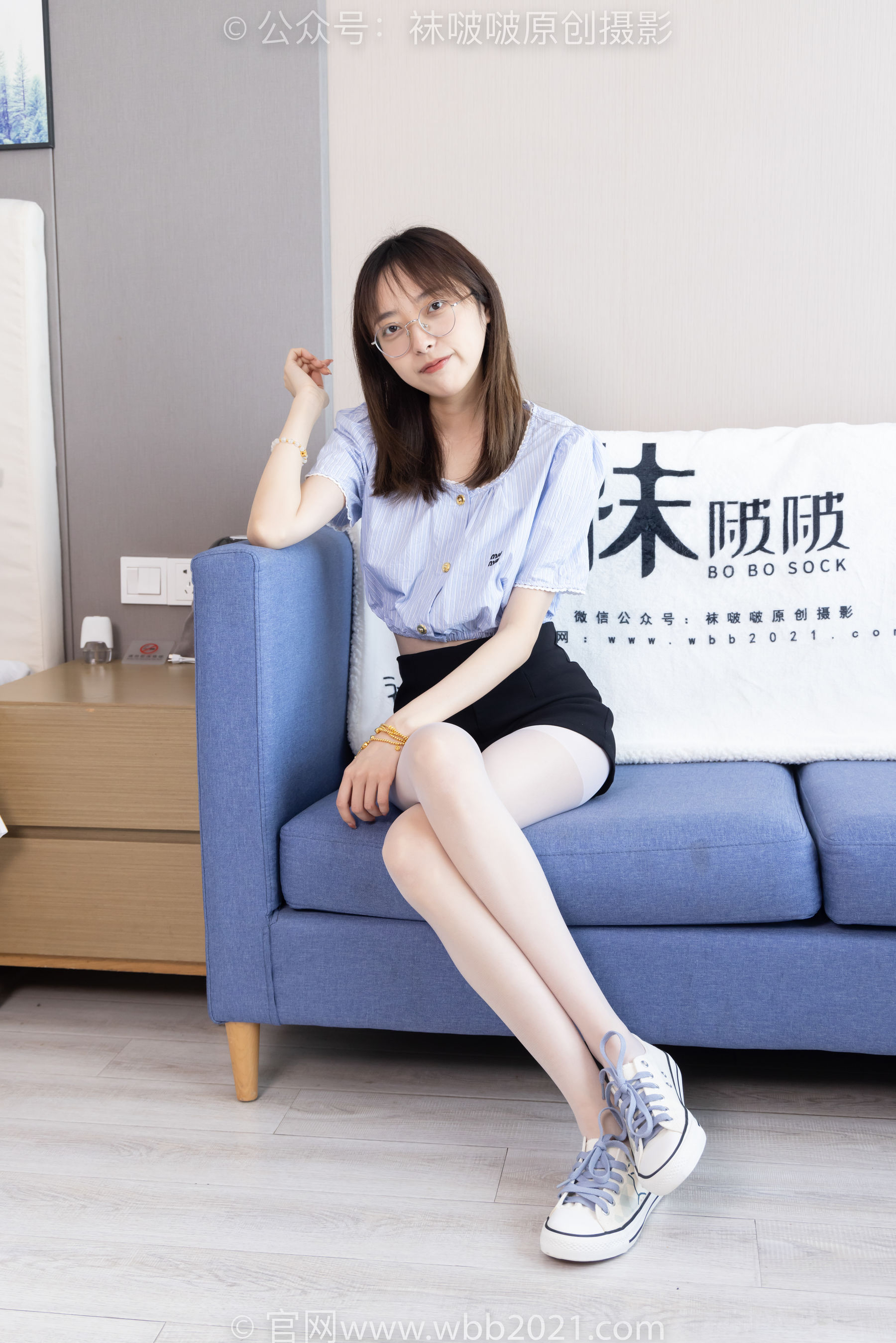 BoBoSocks袜啵啵 No.467 稚予 - 板鞋、白丝/(150P)