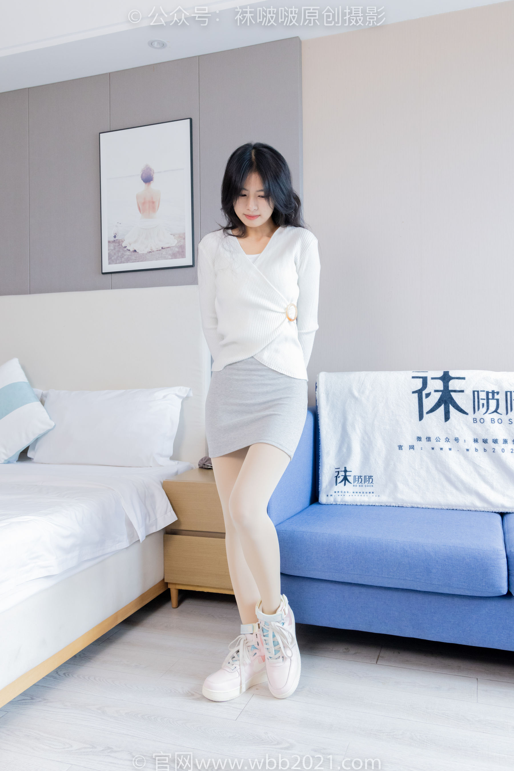 BoBoSocks袜啵啵 No.462 奶油 -板鞋、厚肉丝、黑丝/(145P)