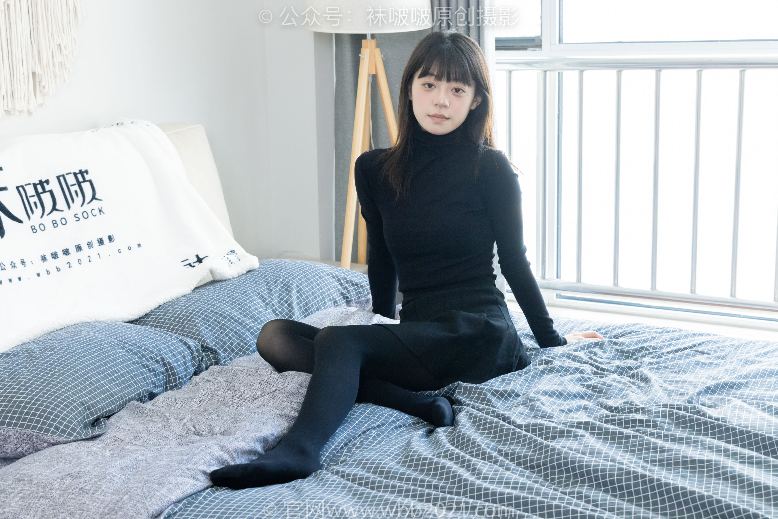 BoBoSocks袜啵啵 No.466 糯米 - 皮鞋、厚黑丝/(140P)