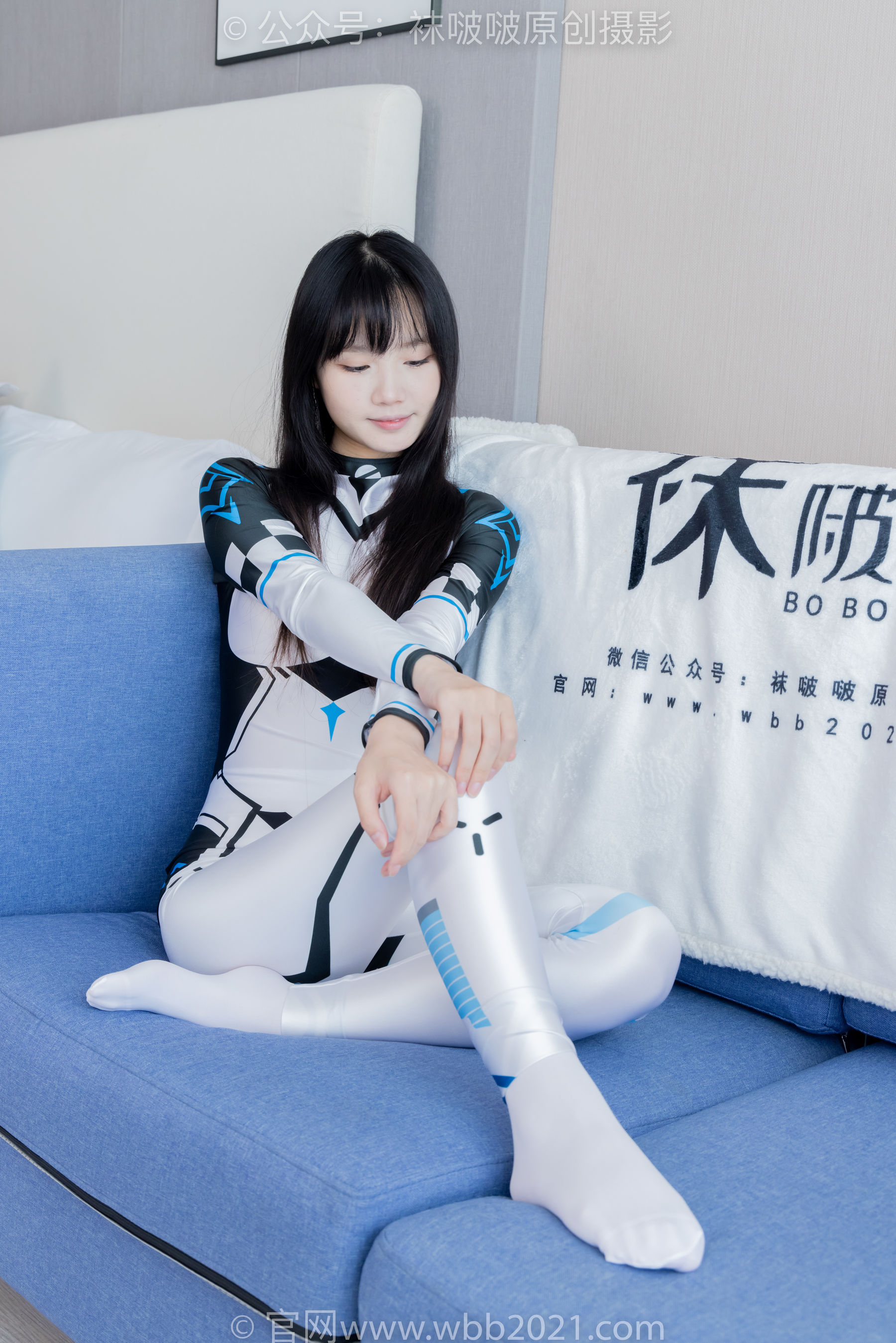 BoBoSocks袜啵啵 No.463 甜甜圈 -高跟鞋、厚白丝、裸足、连体衣裤里丝/(140P)