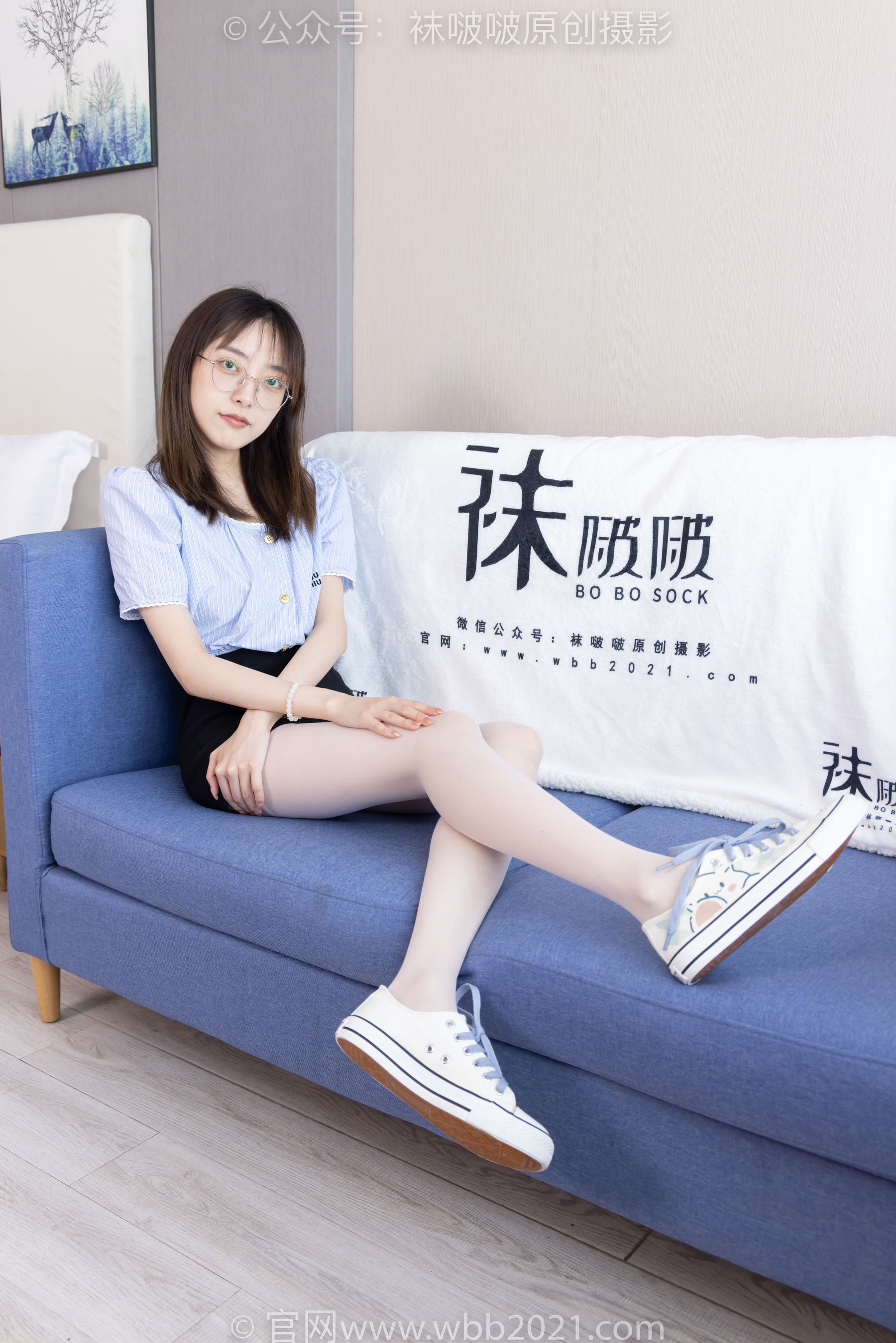 BoBoSocks袜啵啵 No.467 稚予 - 板鞋、白丝/(150P)