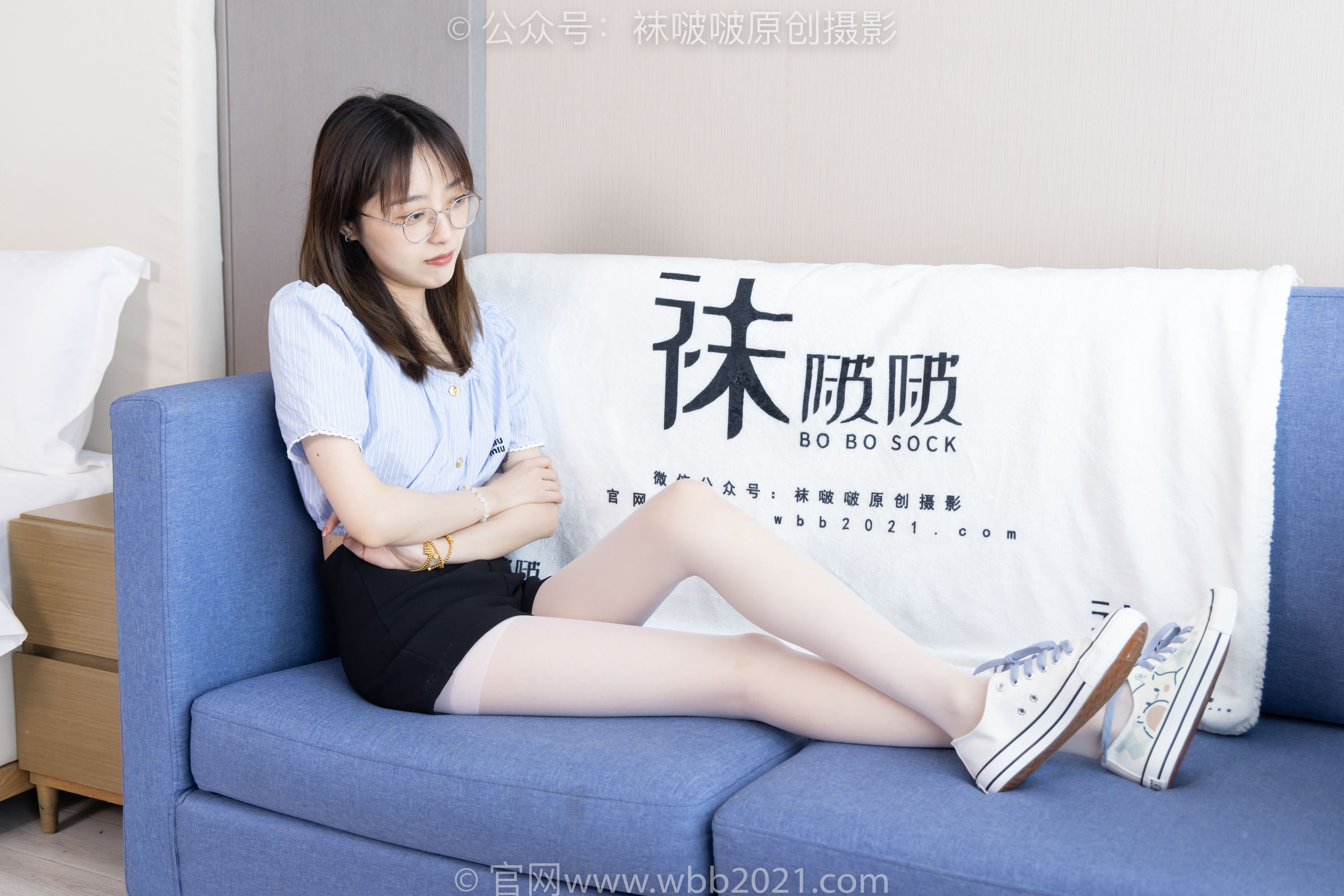 BoBoSocks袜啵啵 No.467 稚予 - 板鞋、白丝/(150P)