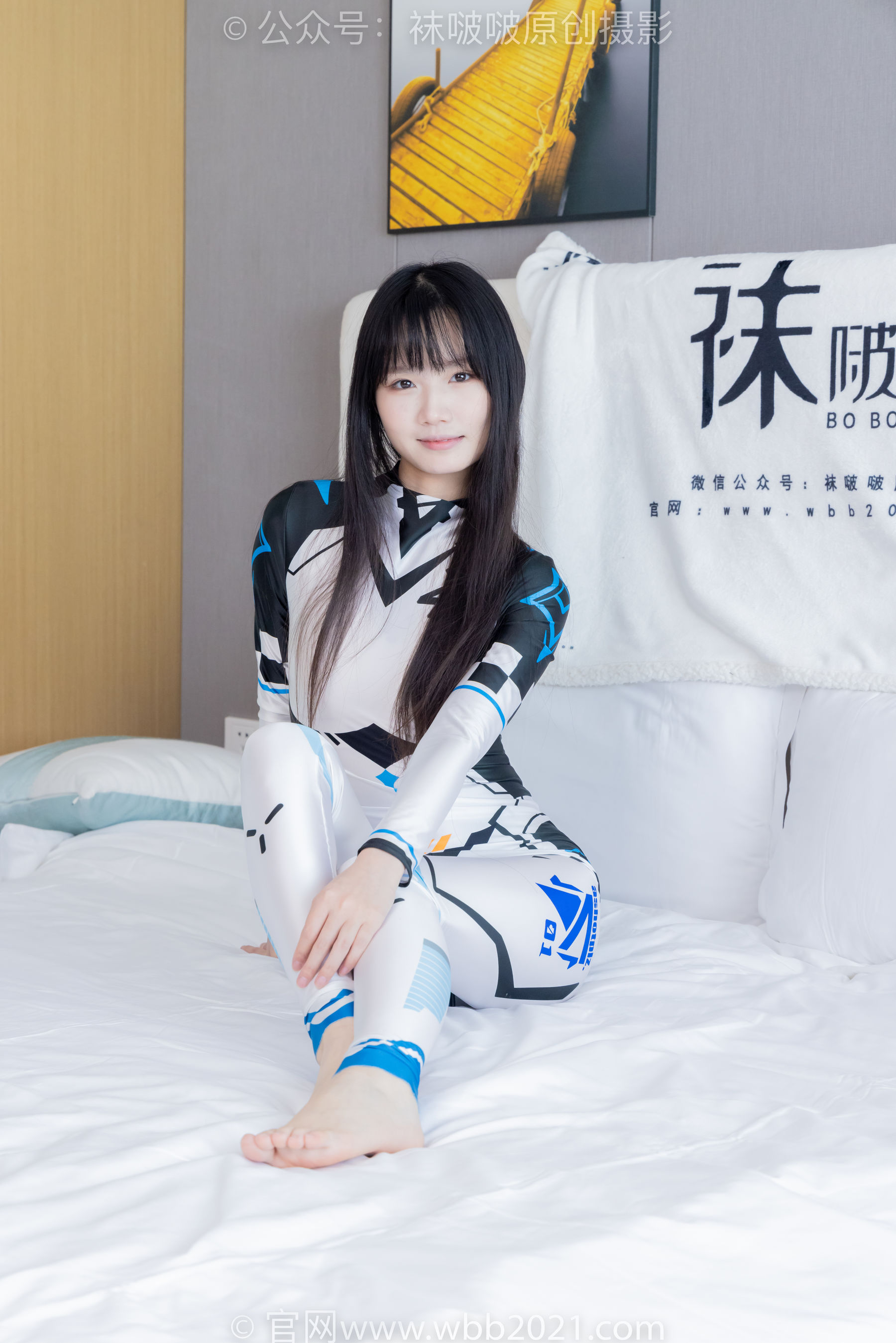 BoBoSocks袜啵啵 No.463 甜甜圈 -高跟鞋、厚白丝、裸足、连体衣裤里丝/(140P)