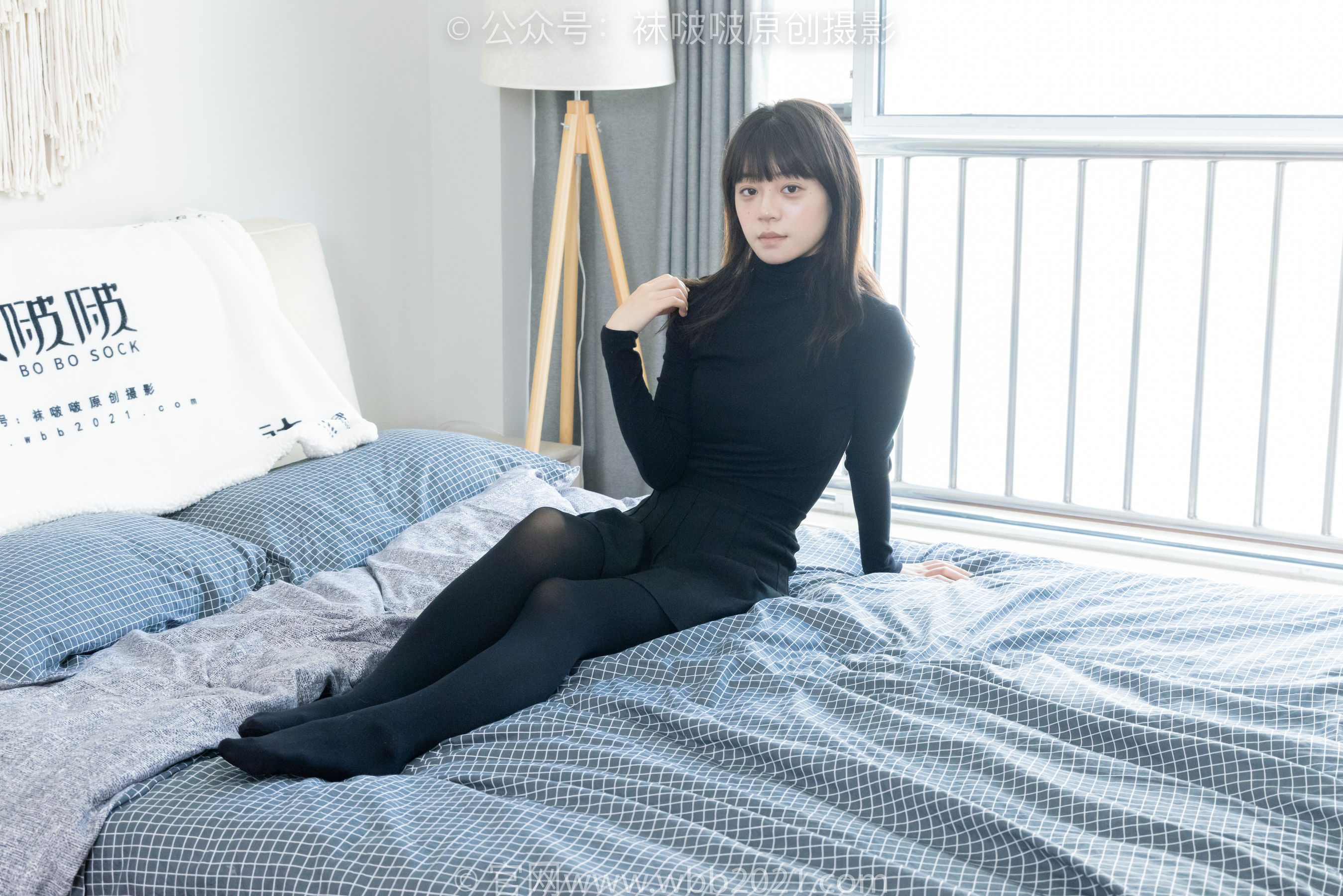 BoBoSocks袜啵啵 No.466 糯米 - 皮鞋、厚黑丝/(140P)