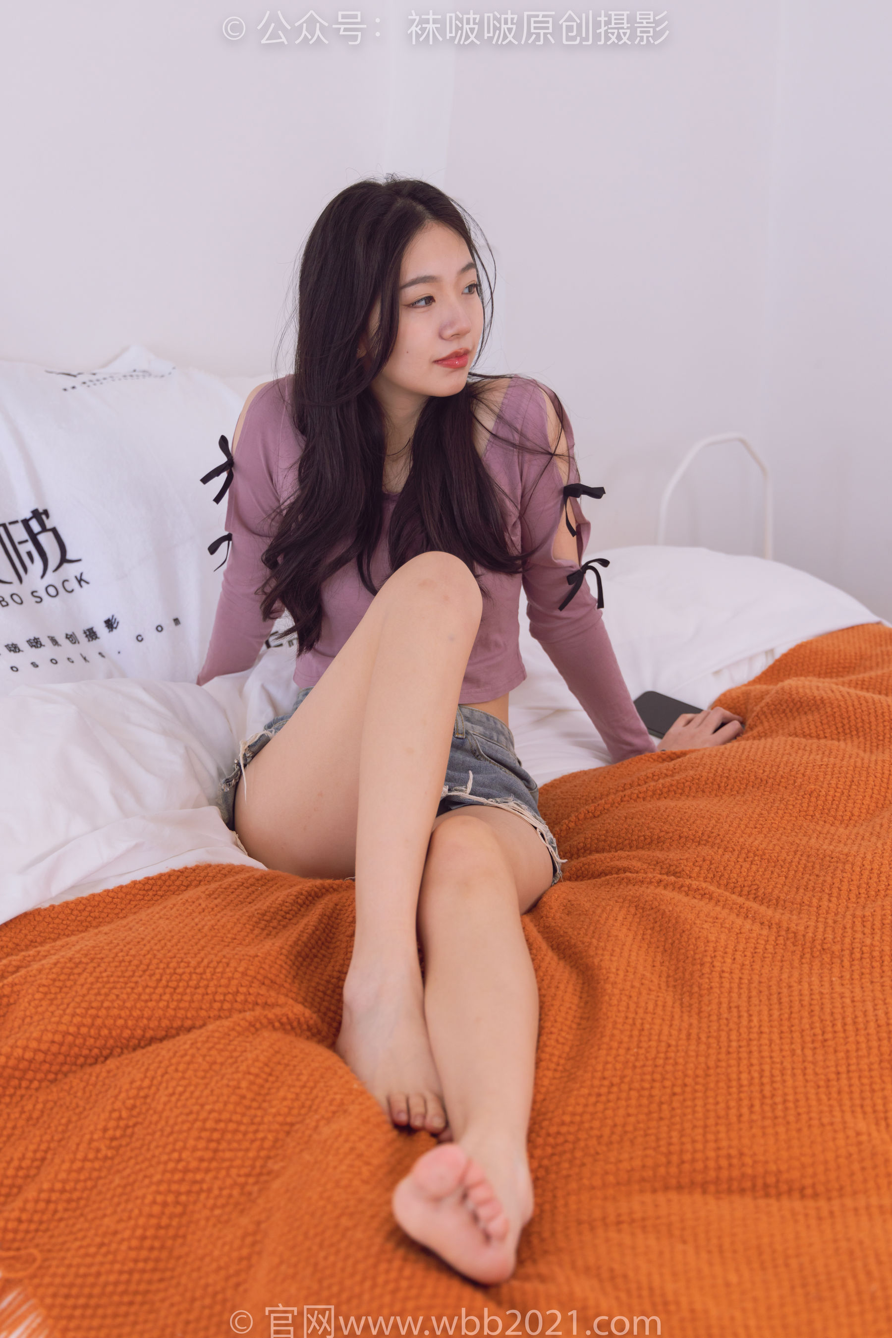 BoBoSocks袜啵啵 No.465 小甜豆 -长靴、白棉袜、裸足/(140P)